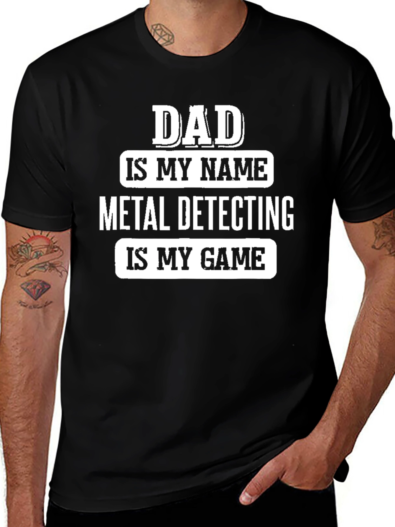 Variant 25 of Dad Metal Detecting T-Shirt - Funny Gift
