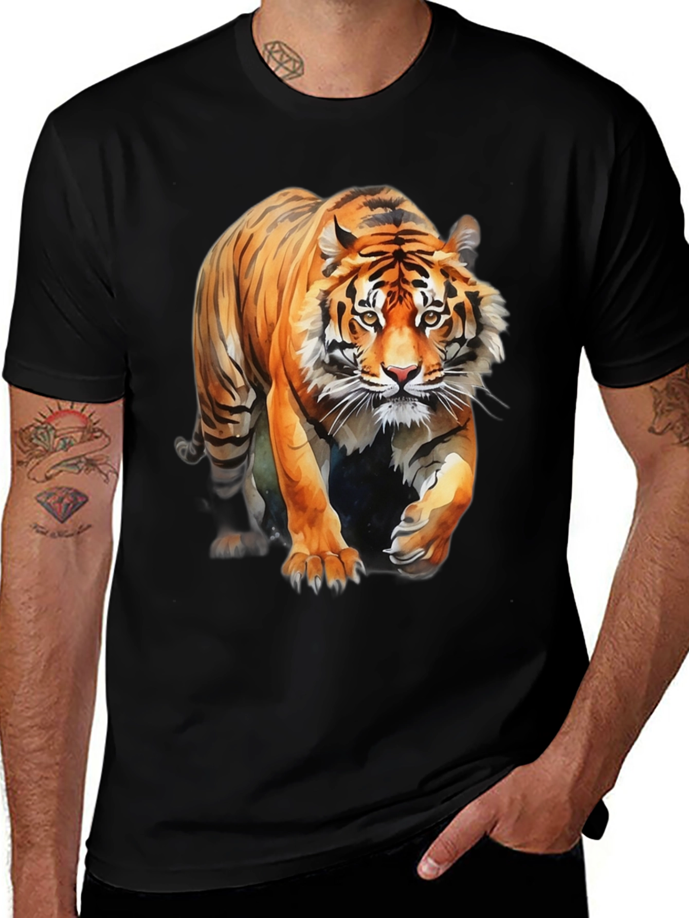 Variant 28 of Bold Tiger Graphic Tee - Fierce & Stylish