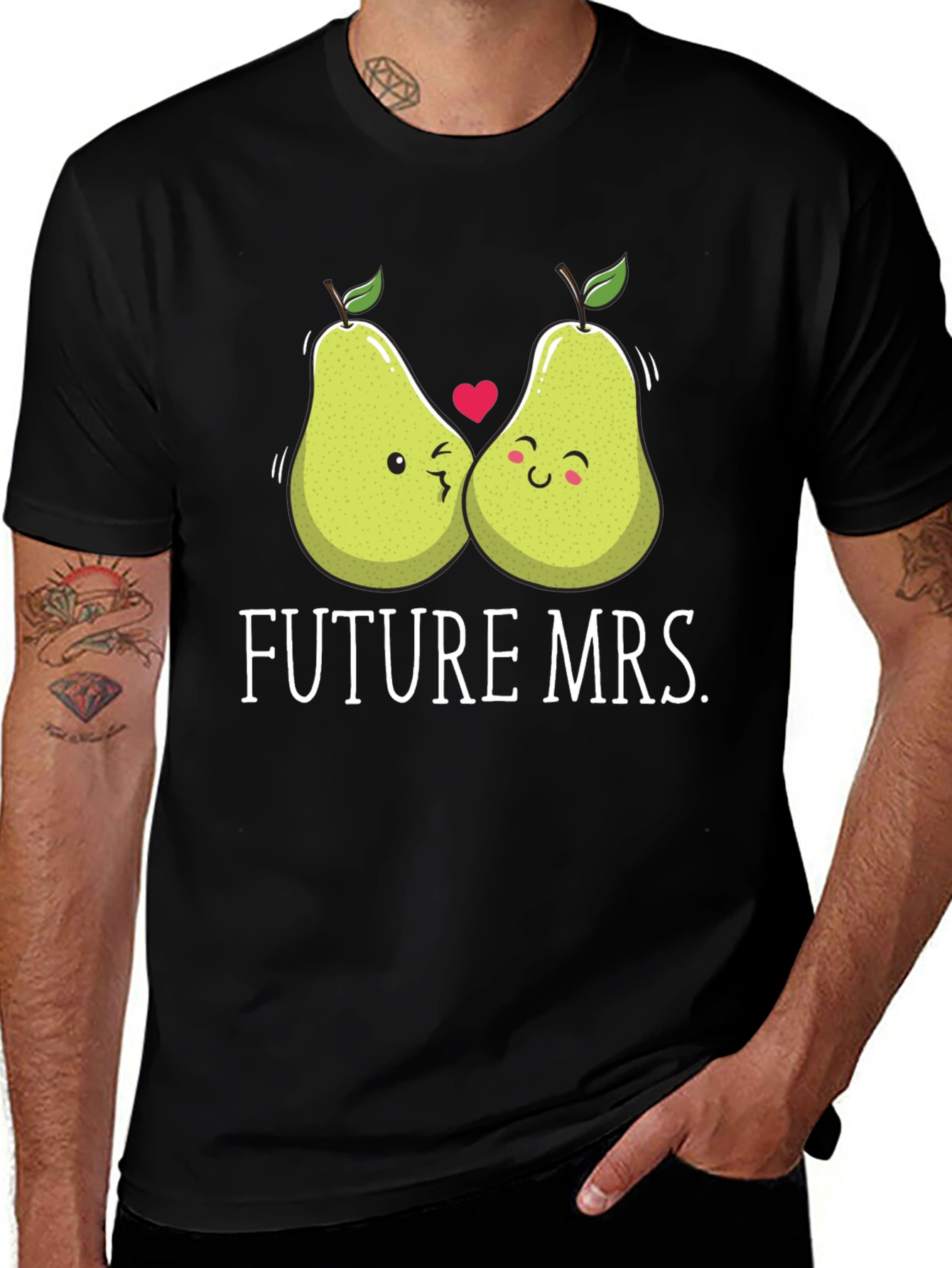 Future Mrs. Pear Couple Matching T-Shirt