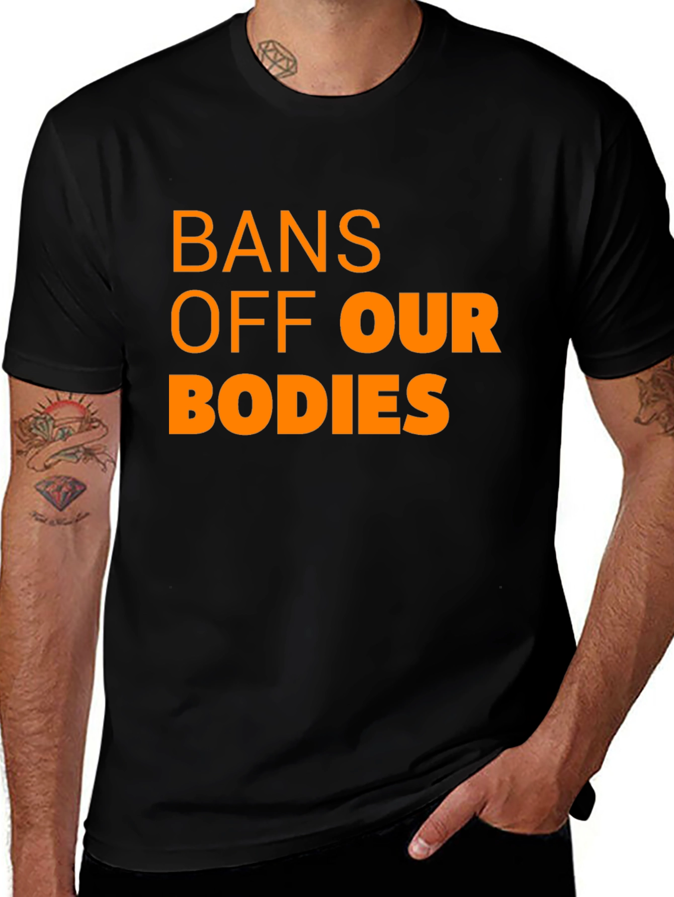 Variant 12 of Bans Off Our Bodies Graphic Tee - Pro Choice Activism