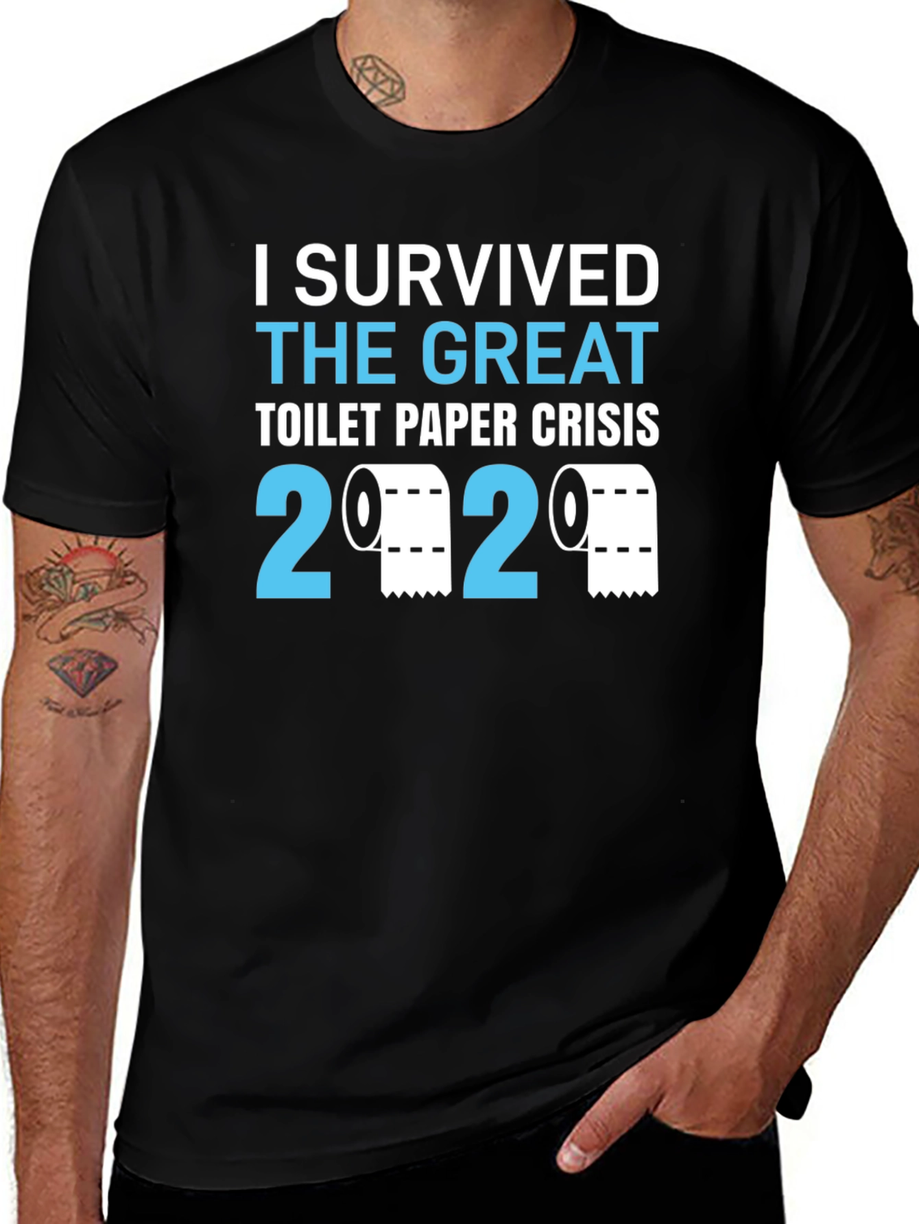 Variant 26 of I Survived the Great Toilet Paper Crisis 2020 T-Shirt