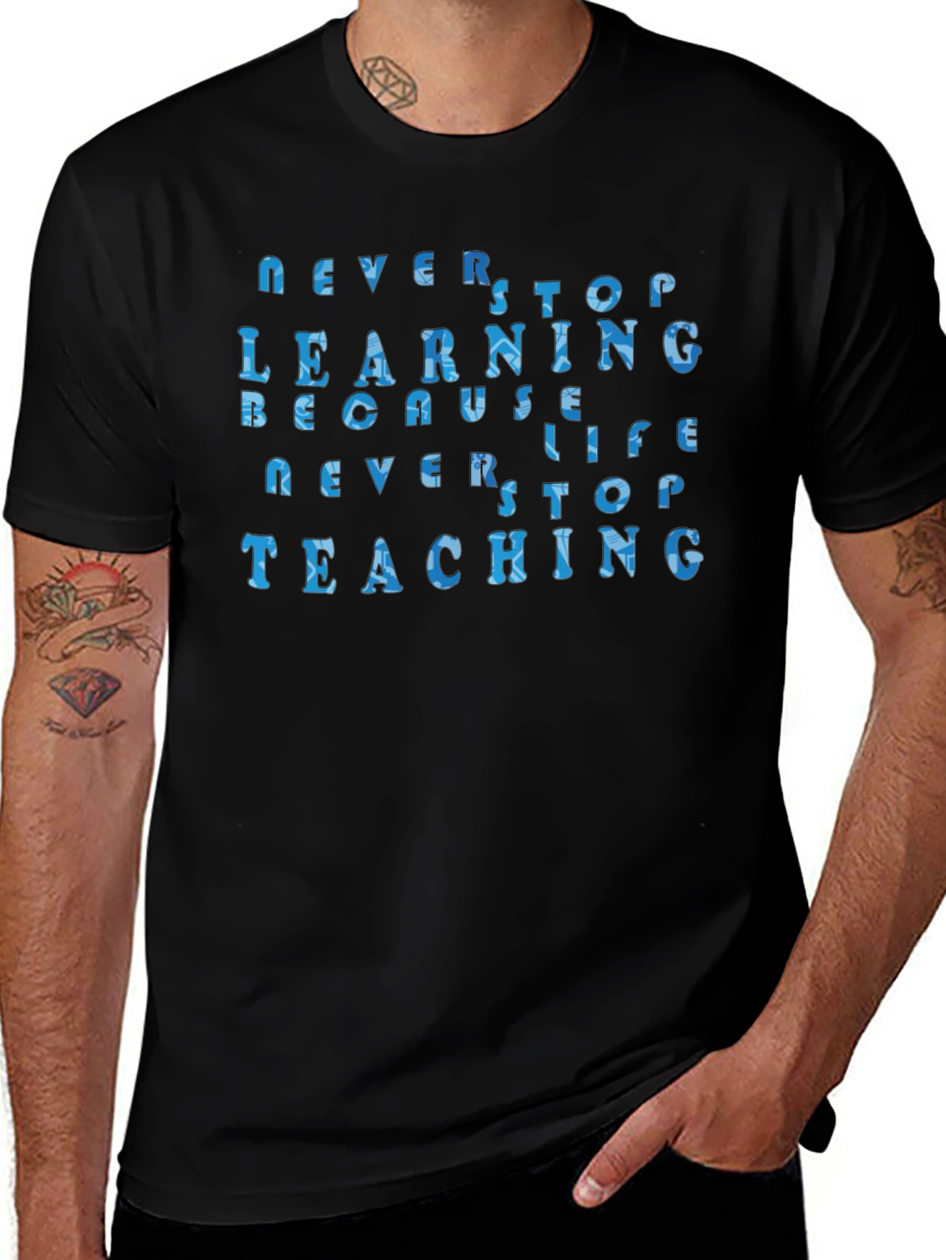 Variant 29 of Never Stop Learning Unisex T-Shirt