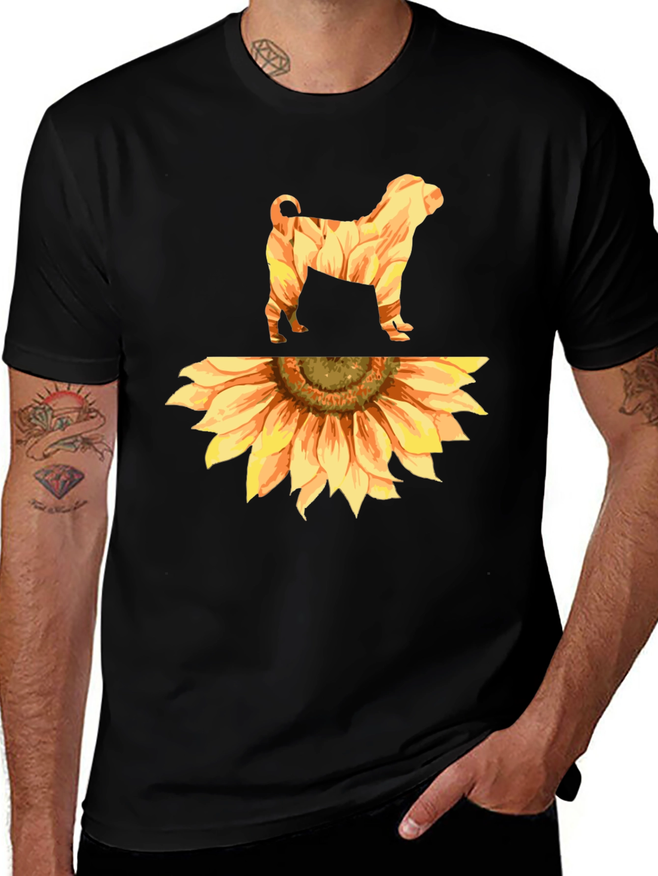 Variant 7 of Sunflower Dog Graphic Tee