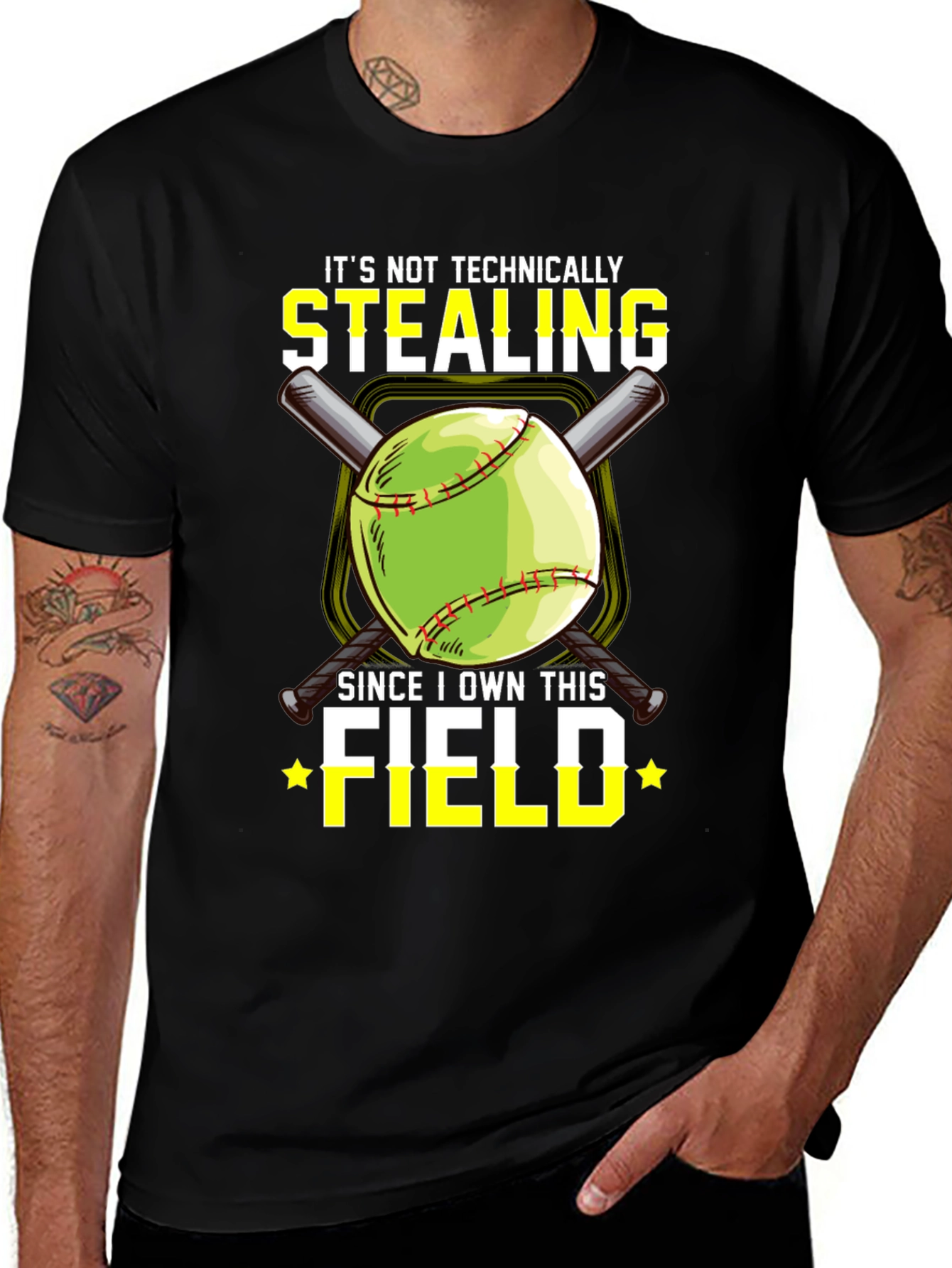 Variant 3 of It's Not Stealing I Own This Field T-Shirt