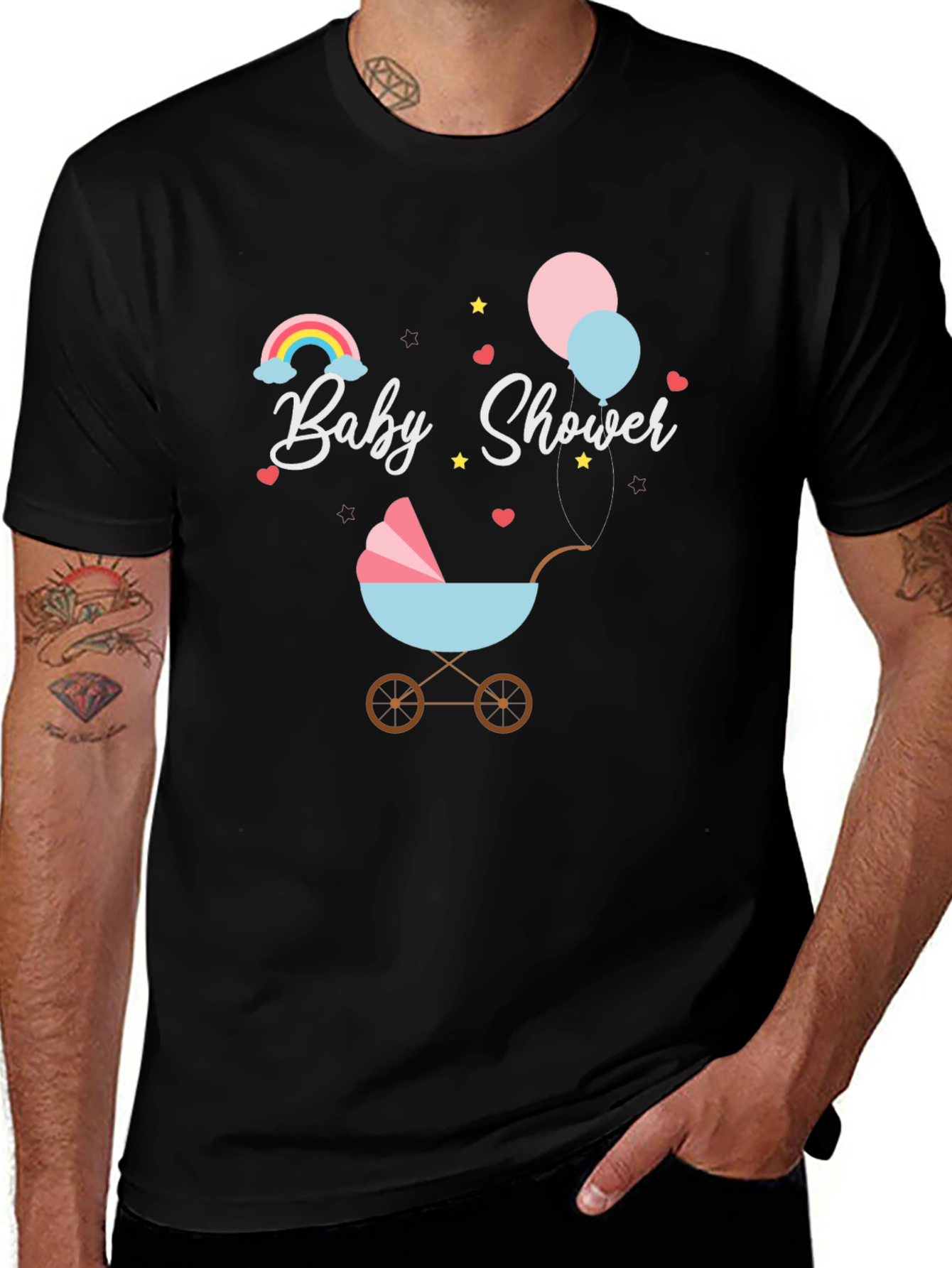 Variant 24 of Baby Shower Unisex T-Shirt Cute Design