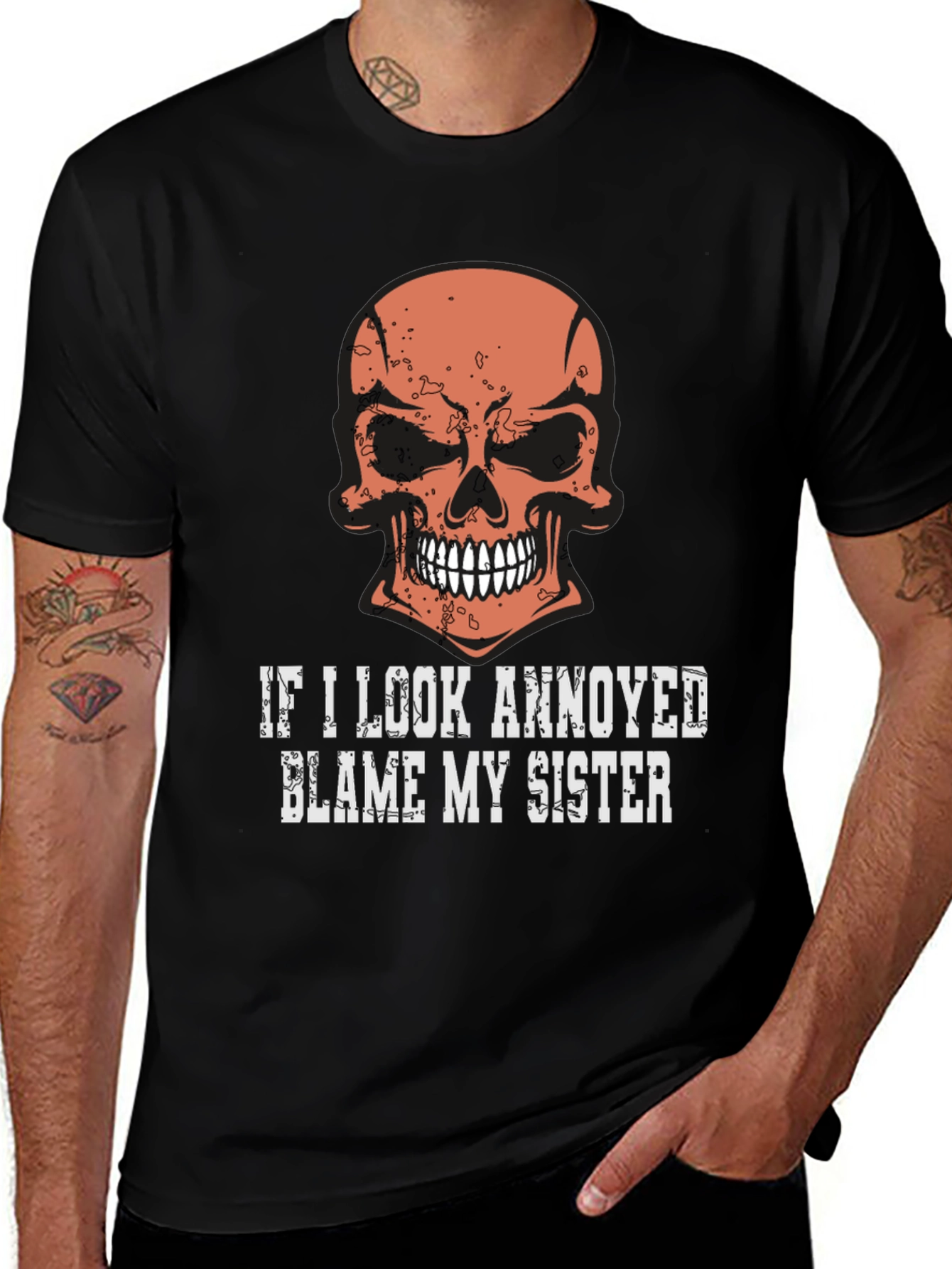 Variant 2 of Annoyed? Blame My Sister Graphic Tee