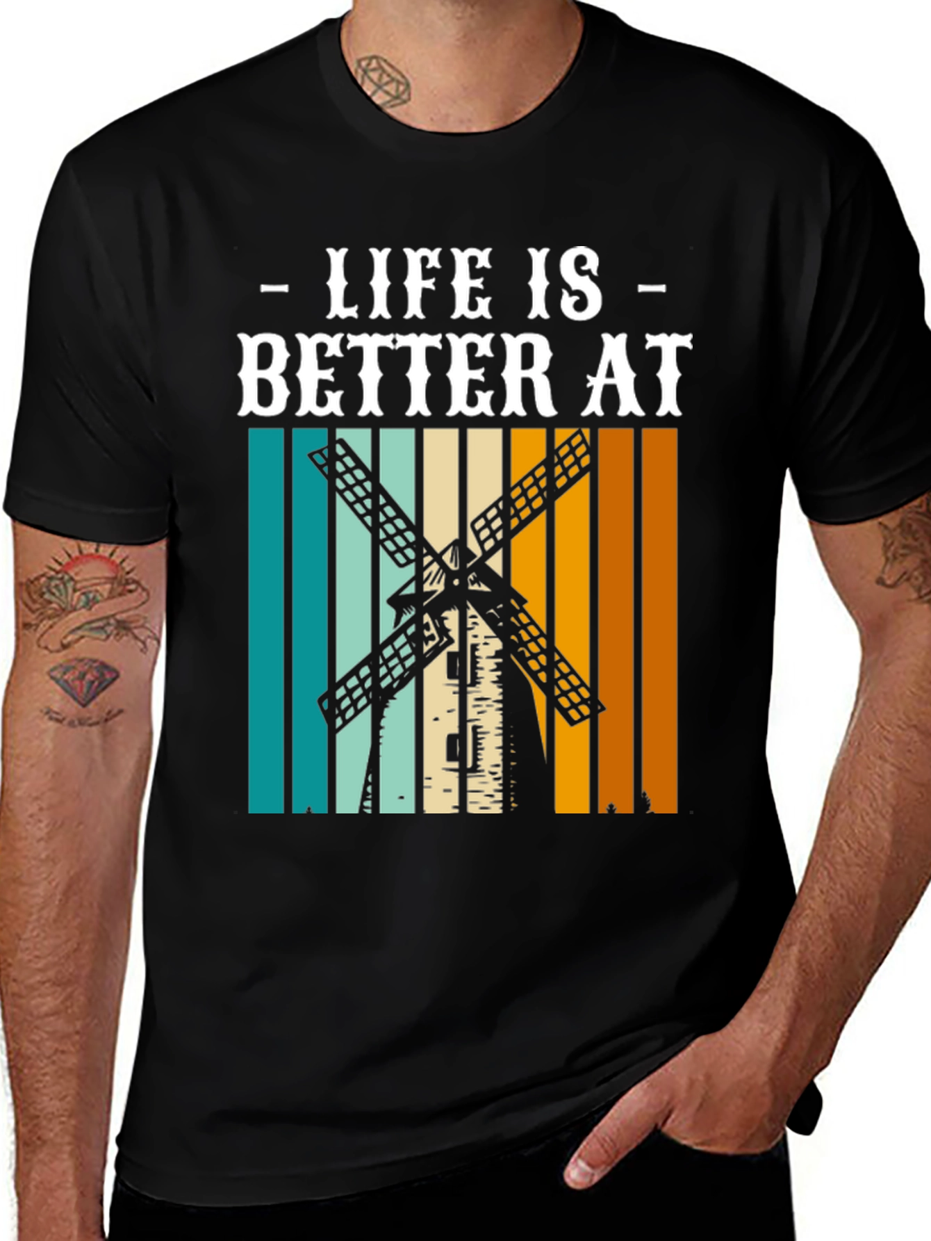 Variant 27 of Life is Better at Windmill T-Shirt