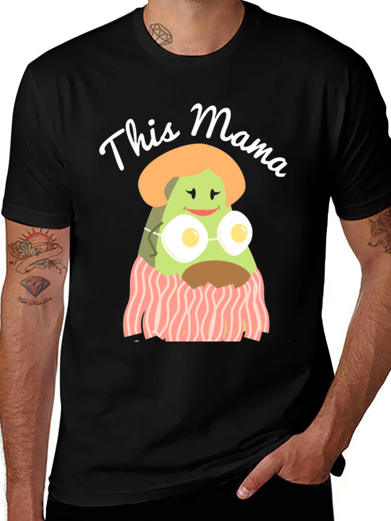 Variant 14 of This Mama T-Shirt Avocado Bacon Funny Mother's Day