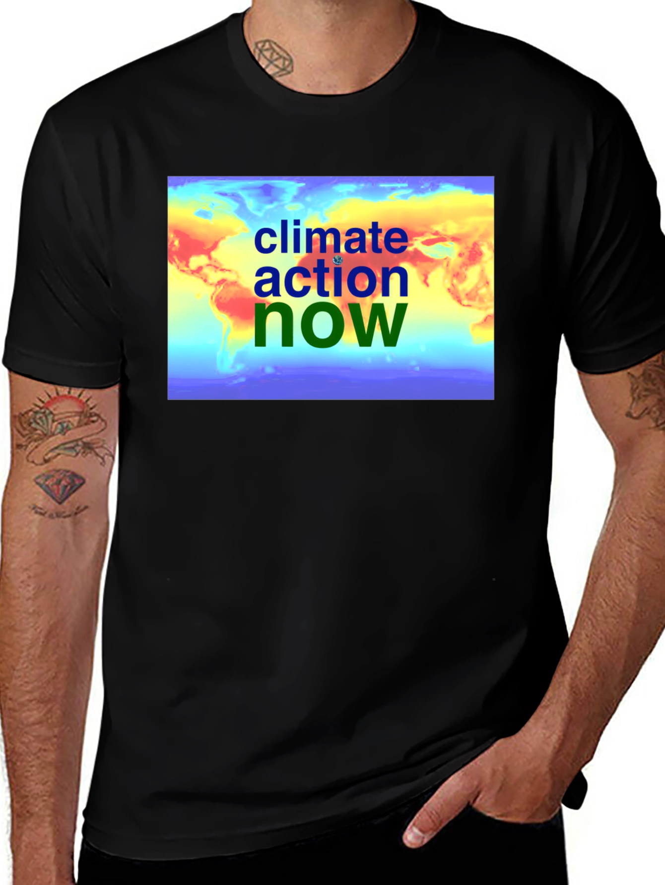 Variant 21 of Climate Action Now Graphic T-Shirt
