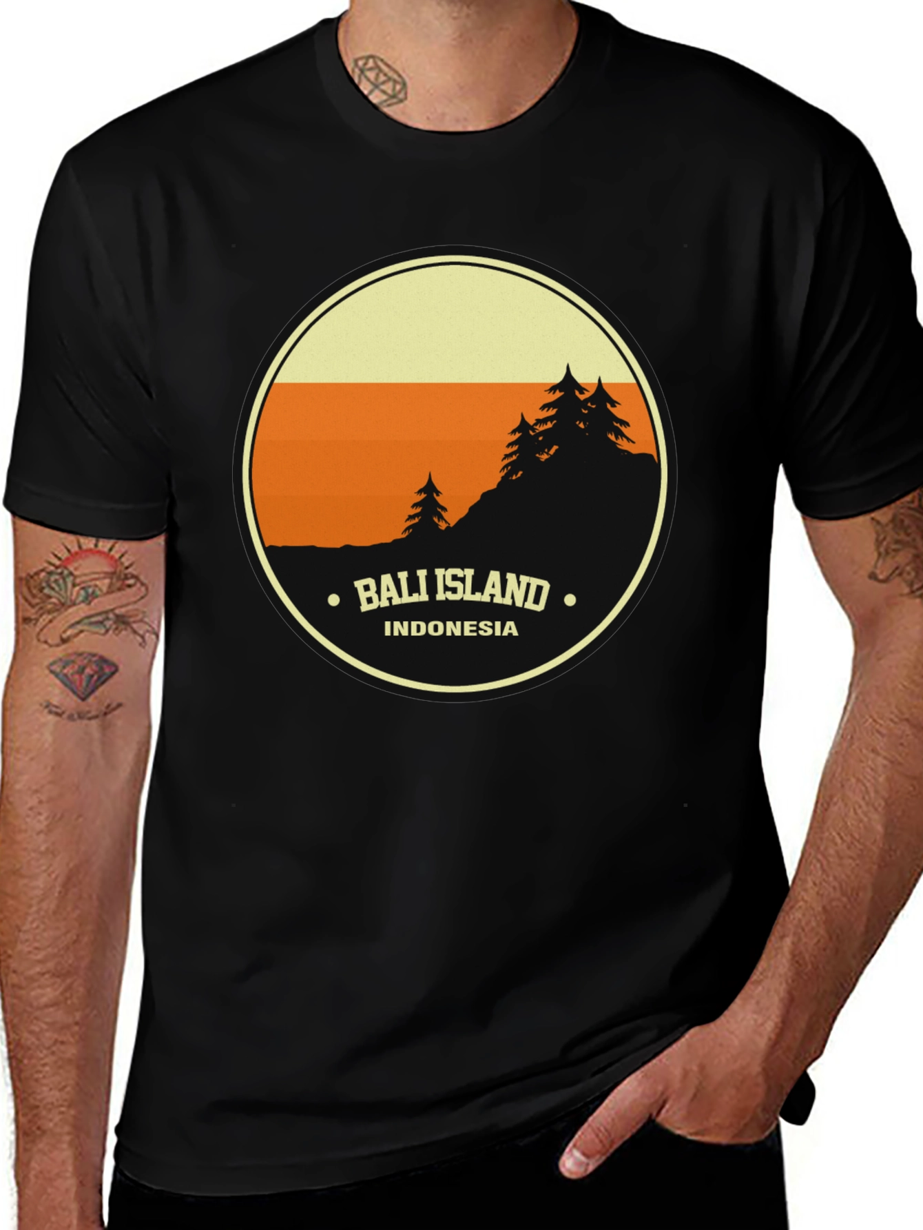 Bali Island Retro T-Shirt - Indonesia Adventure Tee