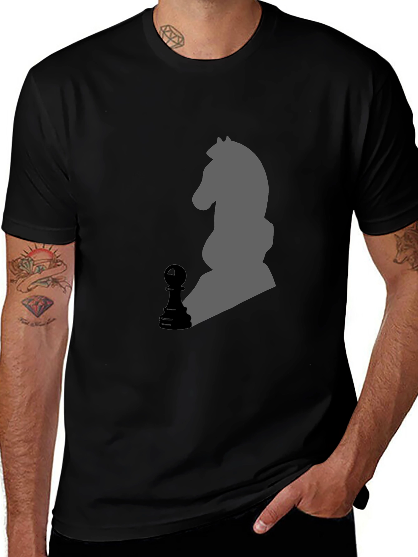 Variant 16 of Chess Knight T-Shirt - Strategy & Style