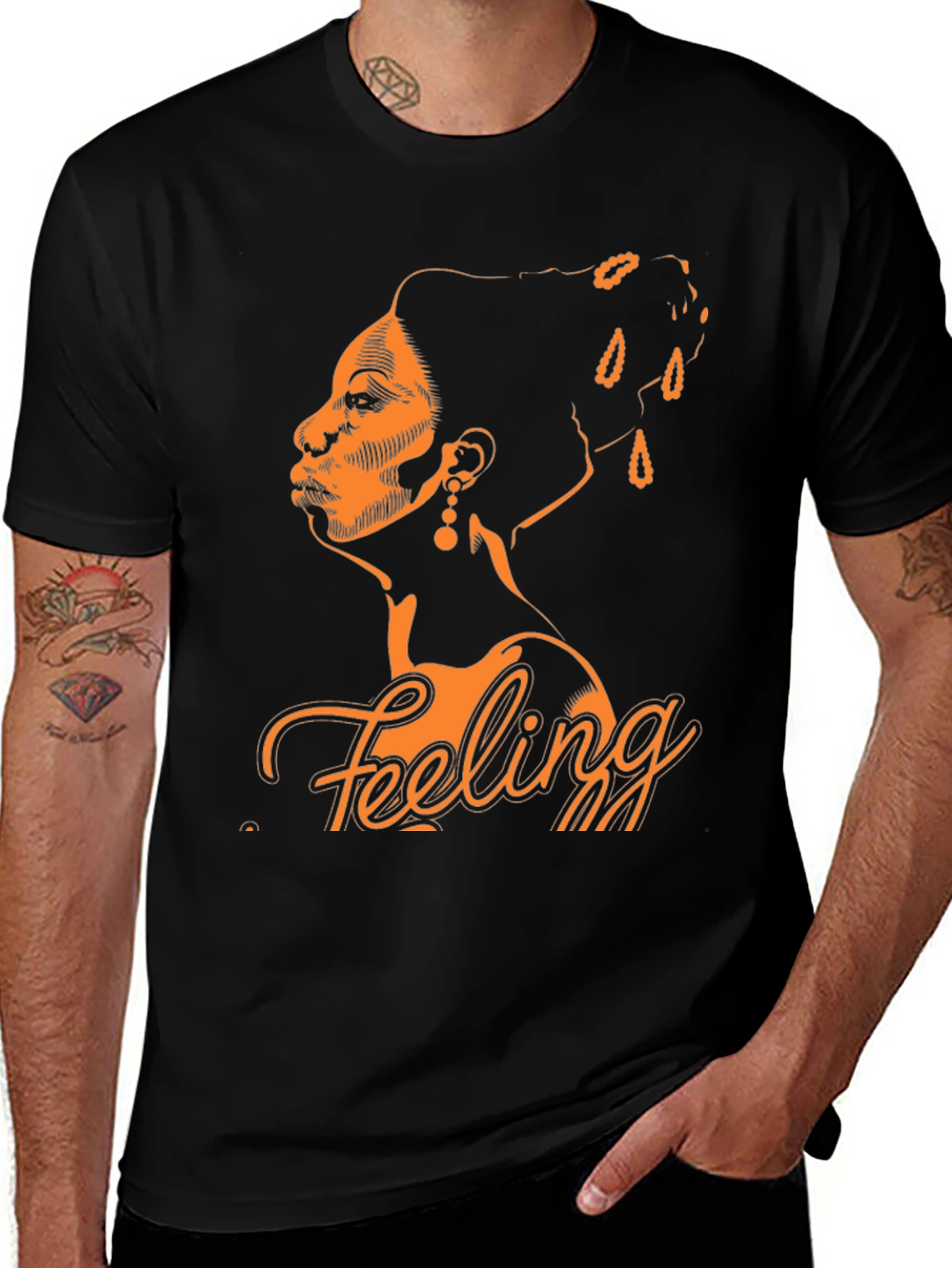 Variant 20 of Stylish Feeling Graphic Print Tee