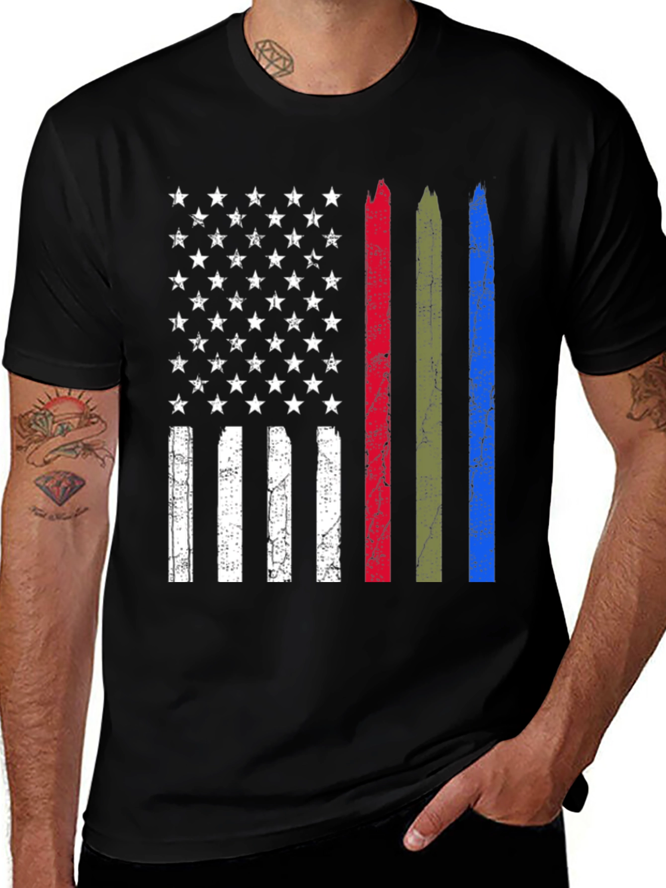 Variant 26 of American Flag Patriotic T-Shirt