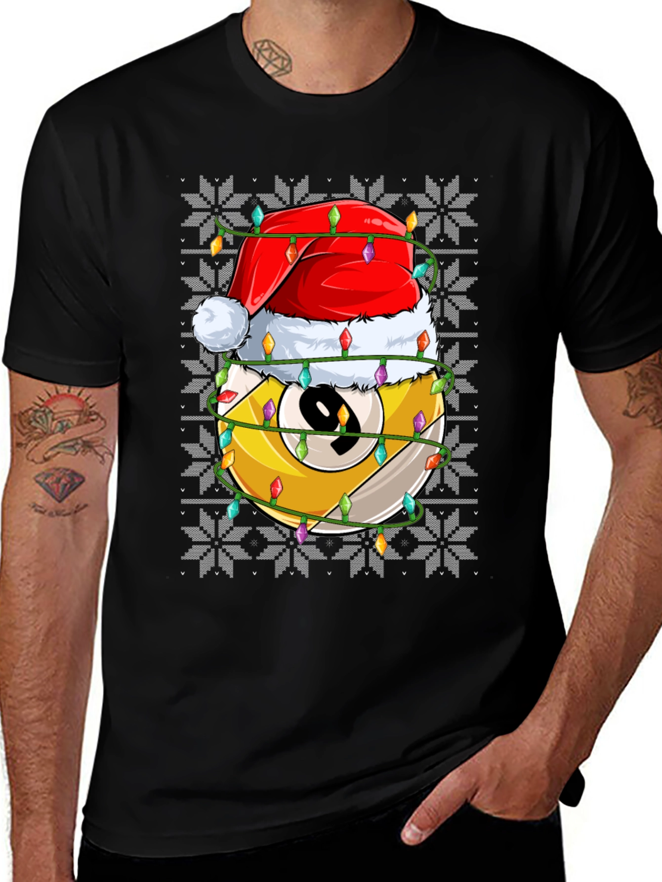 Christmas Billiards T-Shirt