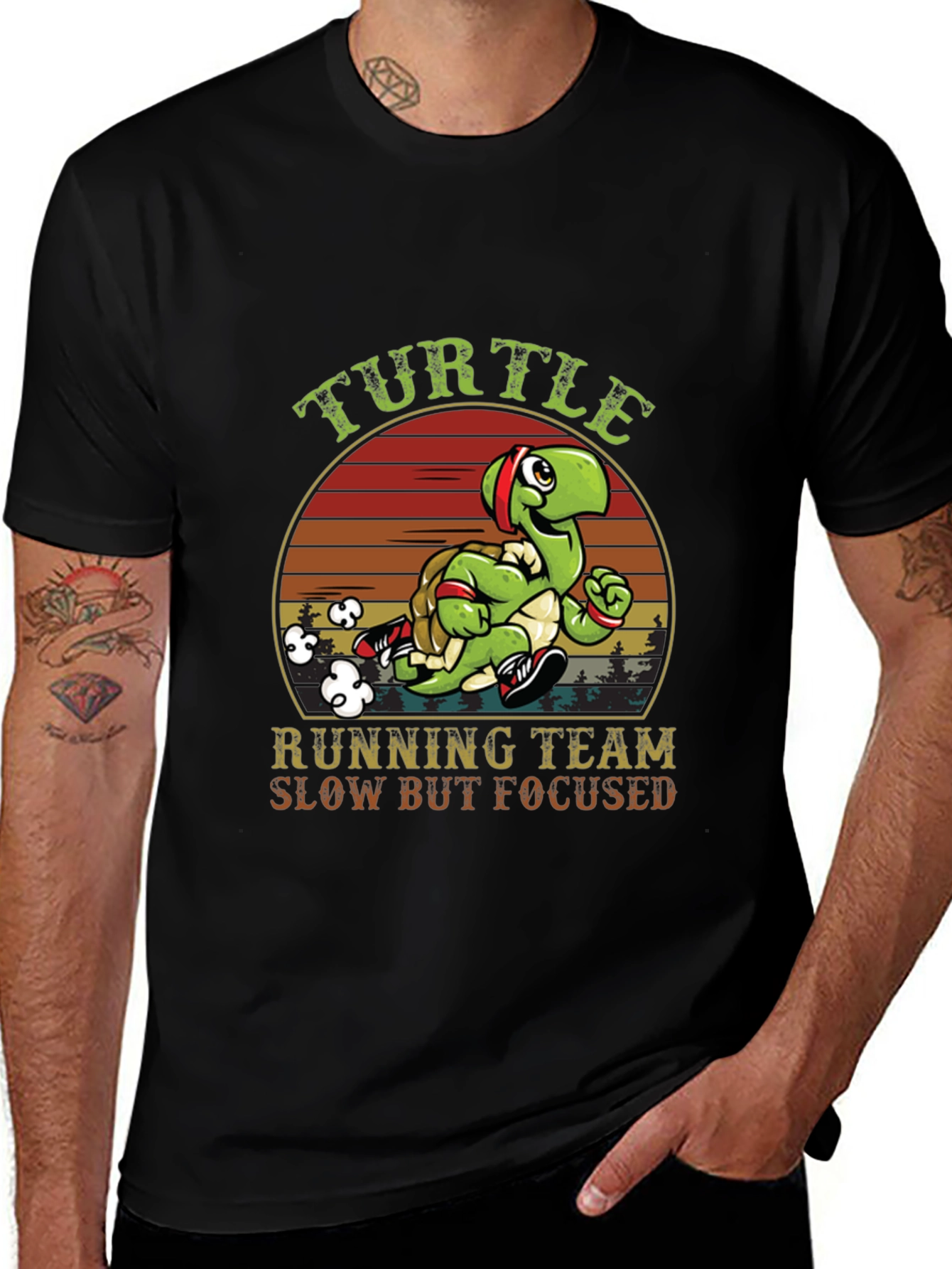 Variant 22 of Turtle Running Team T-Shirt
