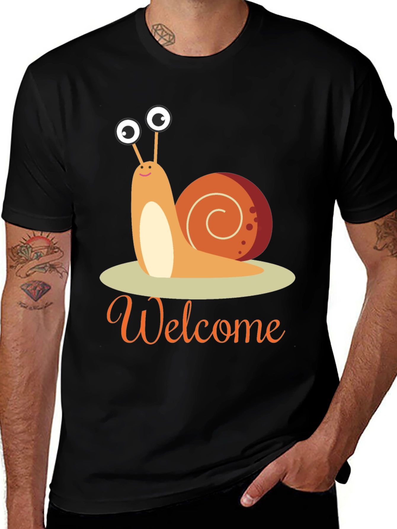 Welcome Snail T-Shirt - Fun Graphic Tee