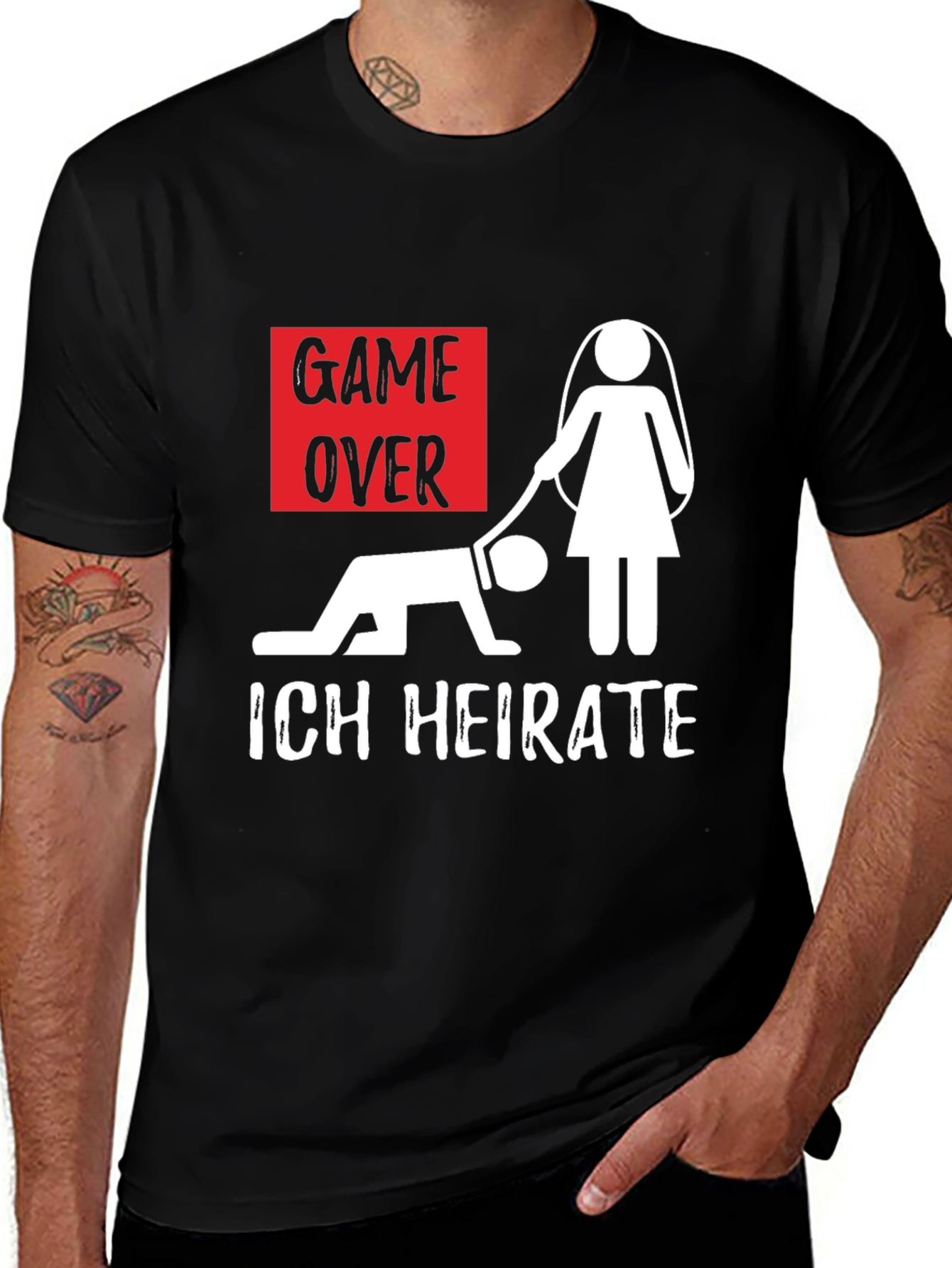 Game Over Groom T-Shirt Wedding