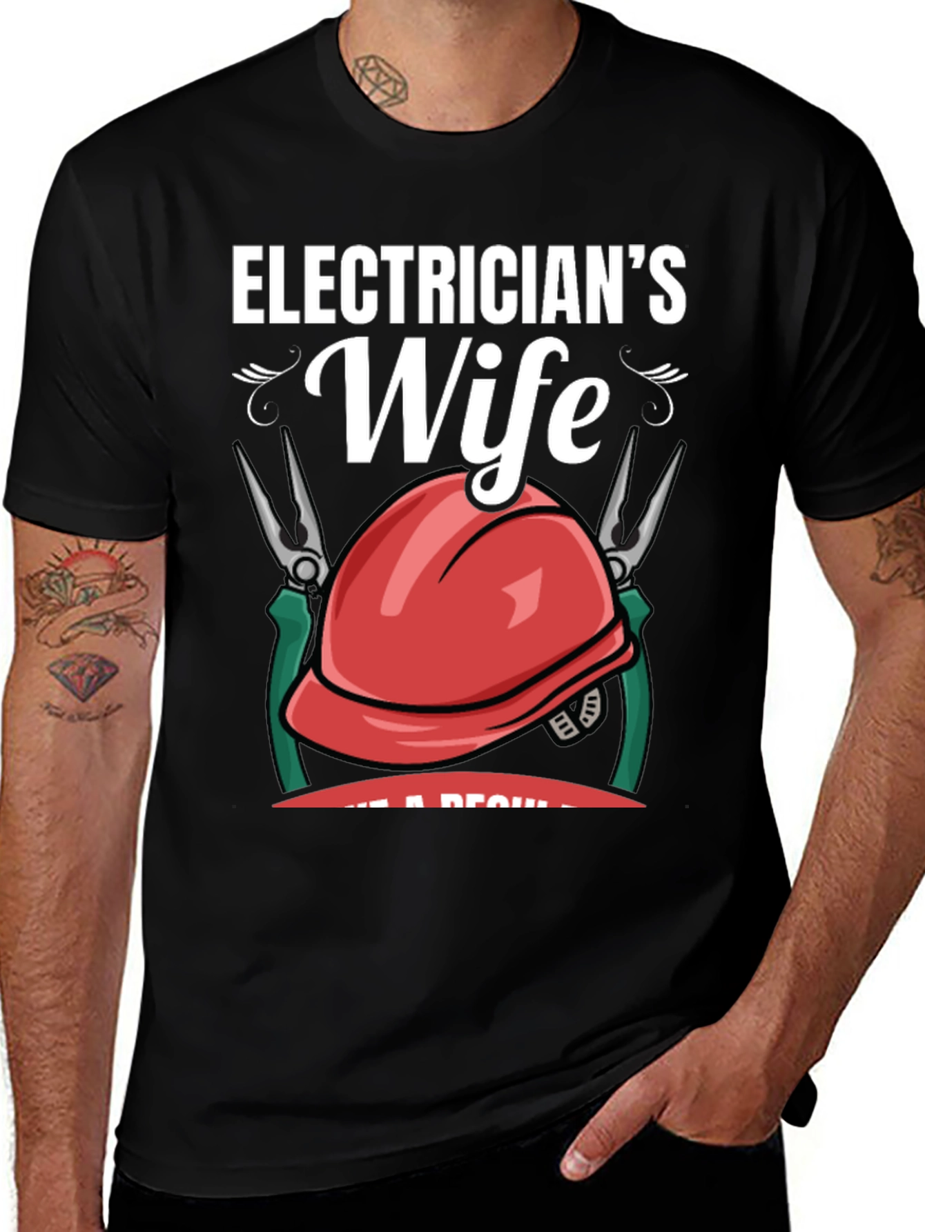 Variant 7 of Electrician's Wife T-Shirt - A Real Rescue