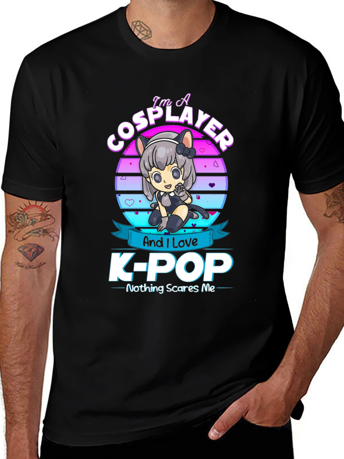 Variant 21 of Cosplayer K-POP Fan T-Shirt - Anime Style