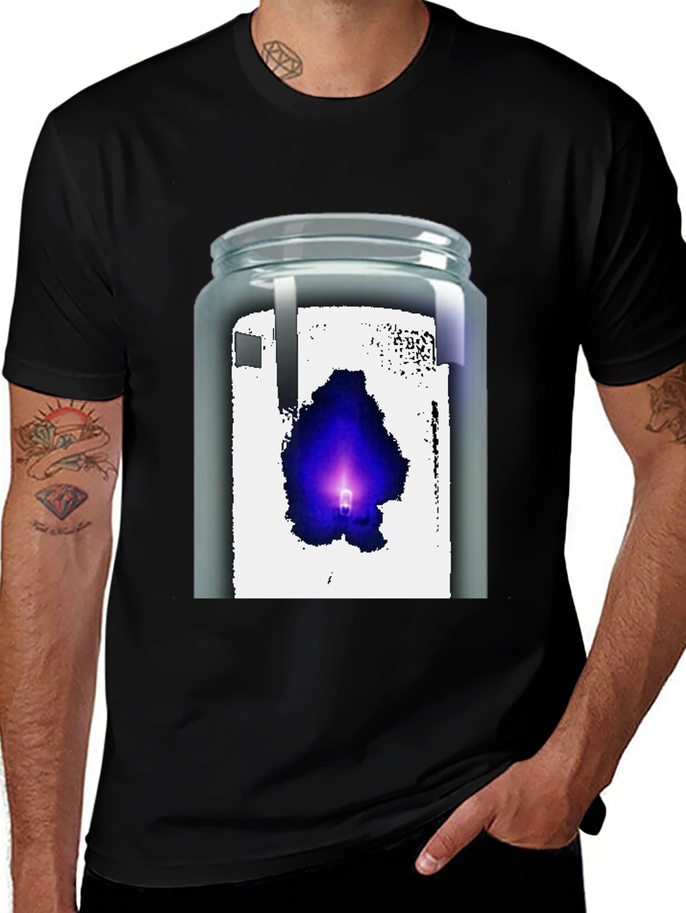 Variant 16 of Jar of Light Black T-Shirt