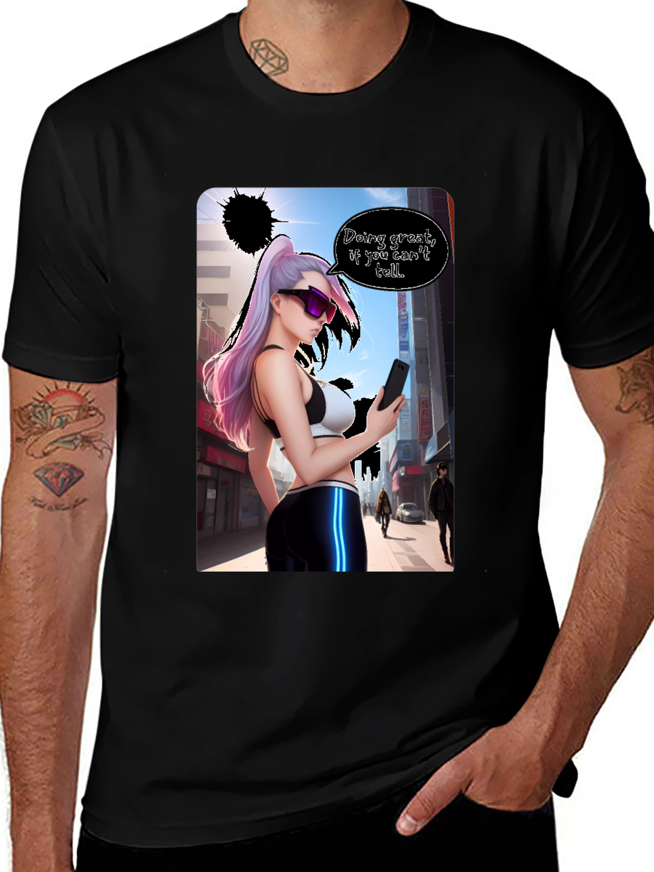 Variant 21 of Cool Graphic T-Shirt - Urban Style