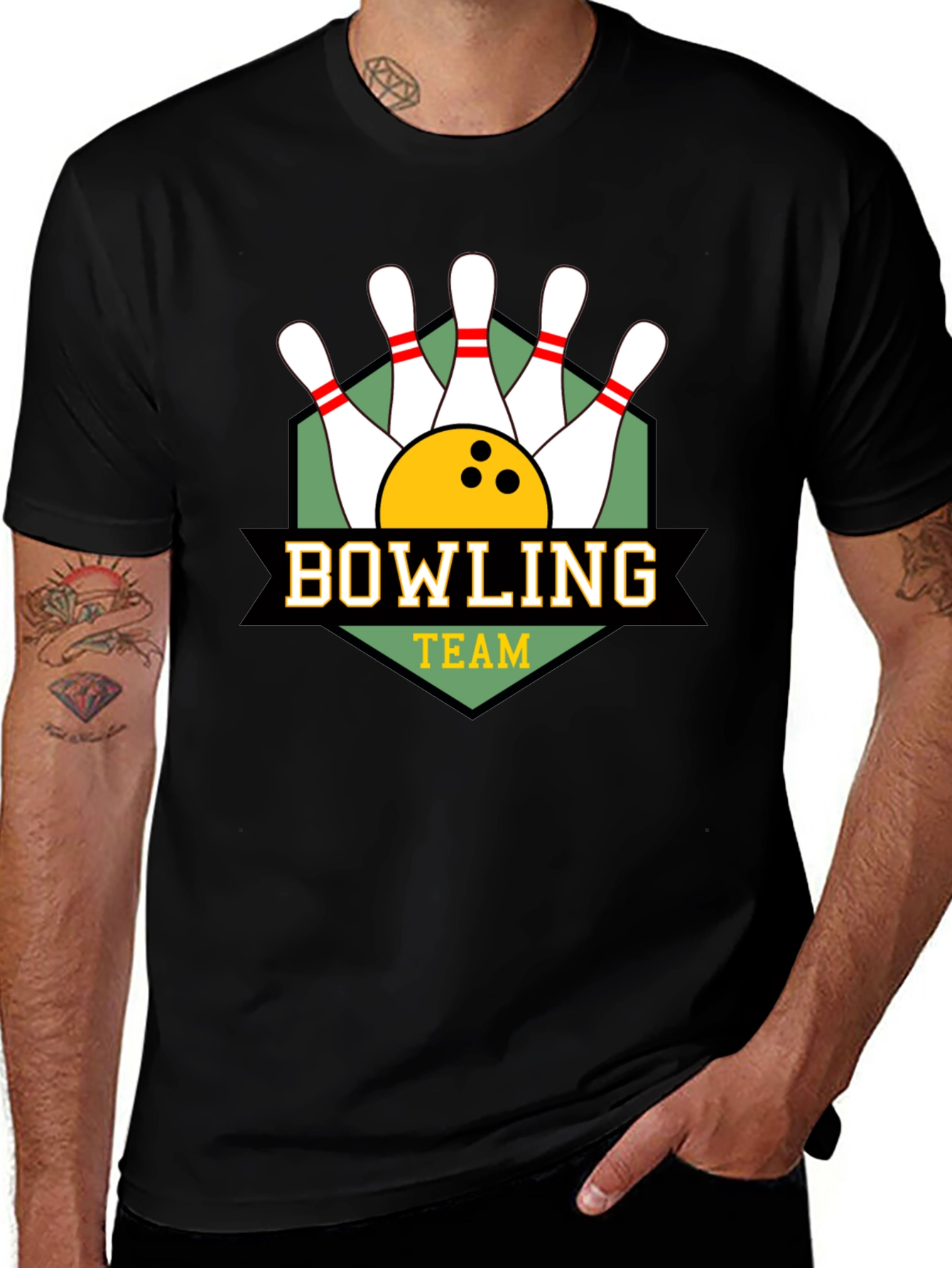 Variant 15 of Bowling Team T-Shirt - Strike Style!