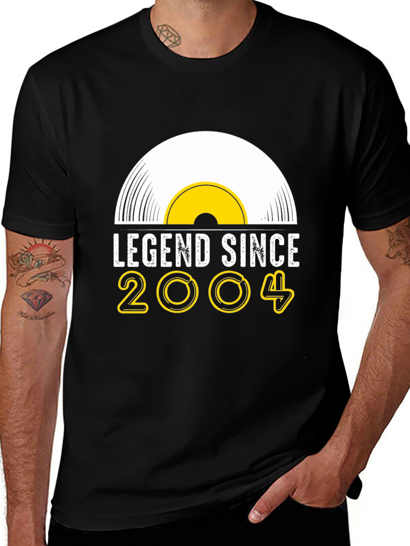 Variant 6 of Legend Since 2004 T-Shirt - Vinyl Record Design