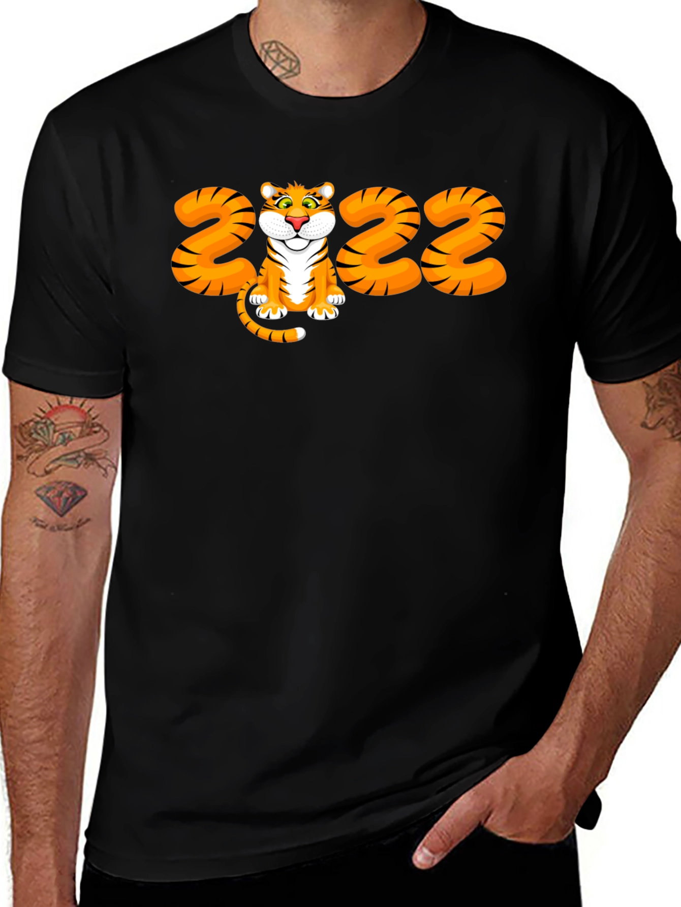 Variant 8 of 2022 Year of the Tiger Graphic Tee