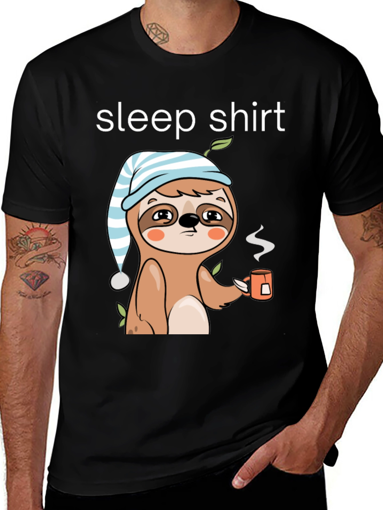 Variant 16 of Sleepy Sloth Coffee T-Shirt