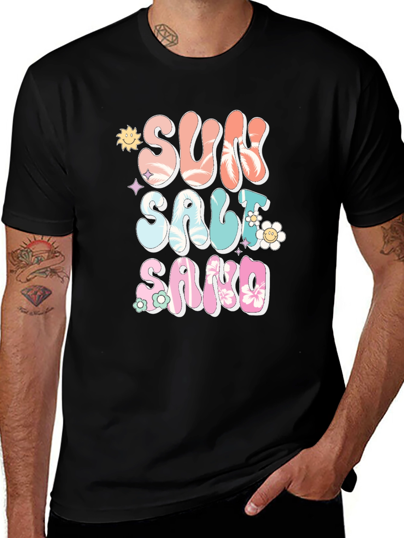Variant 20 of Sun Salt Sand Retro Graphic Tee