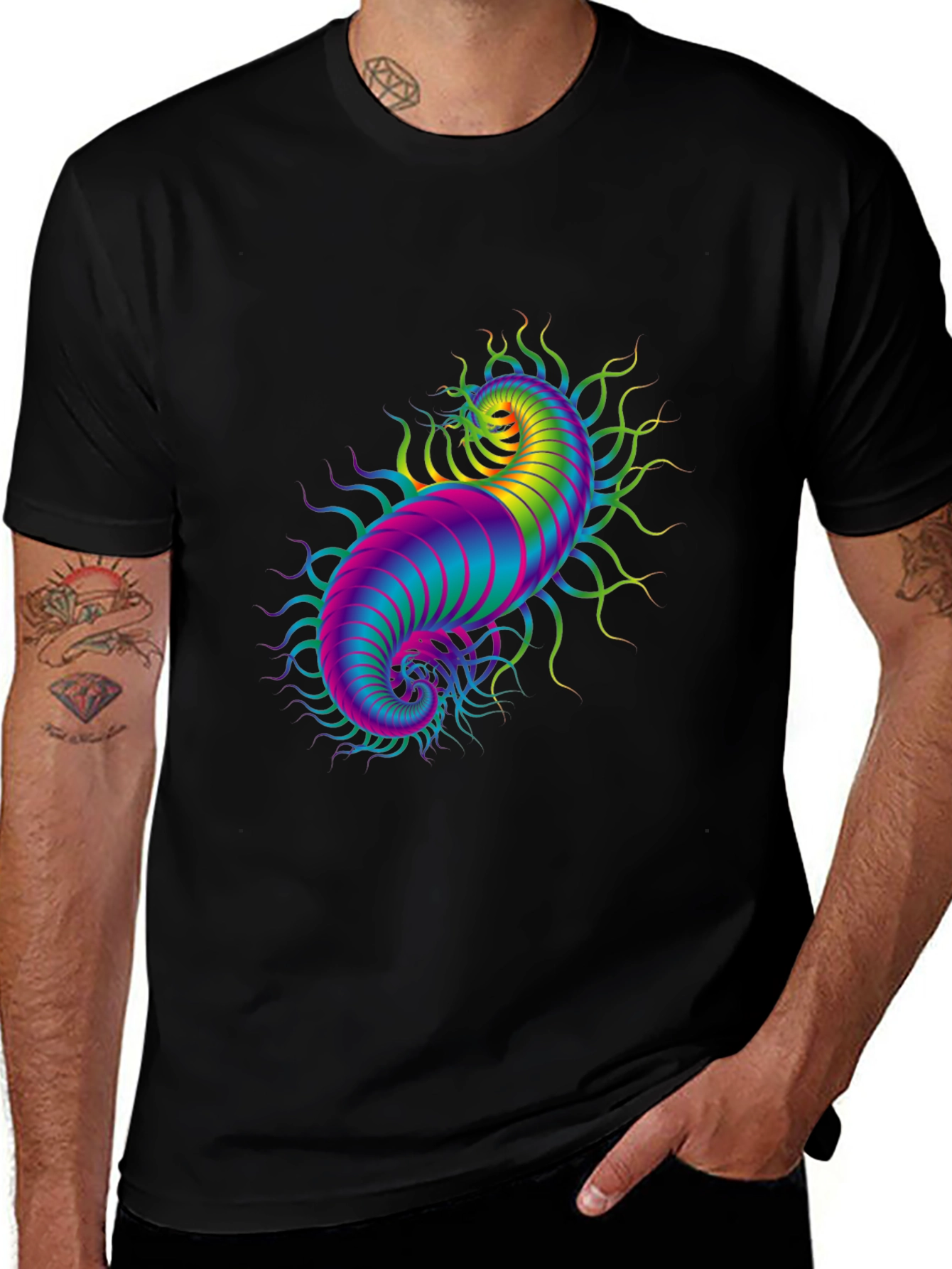 Variant 24 of Psychedelic Spiral T-Shirt - Vibrant & Unique!