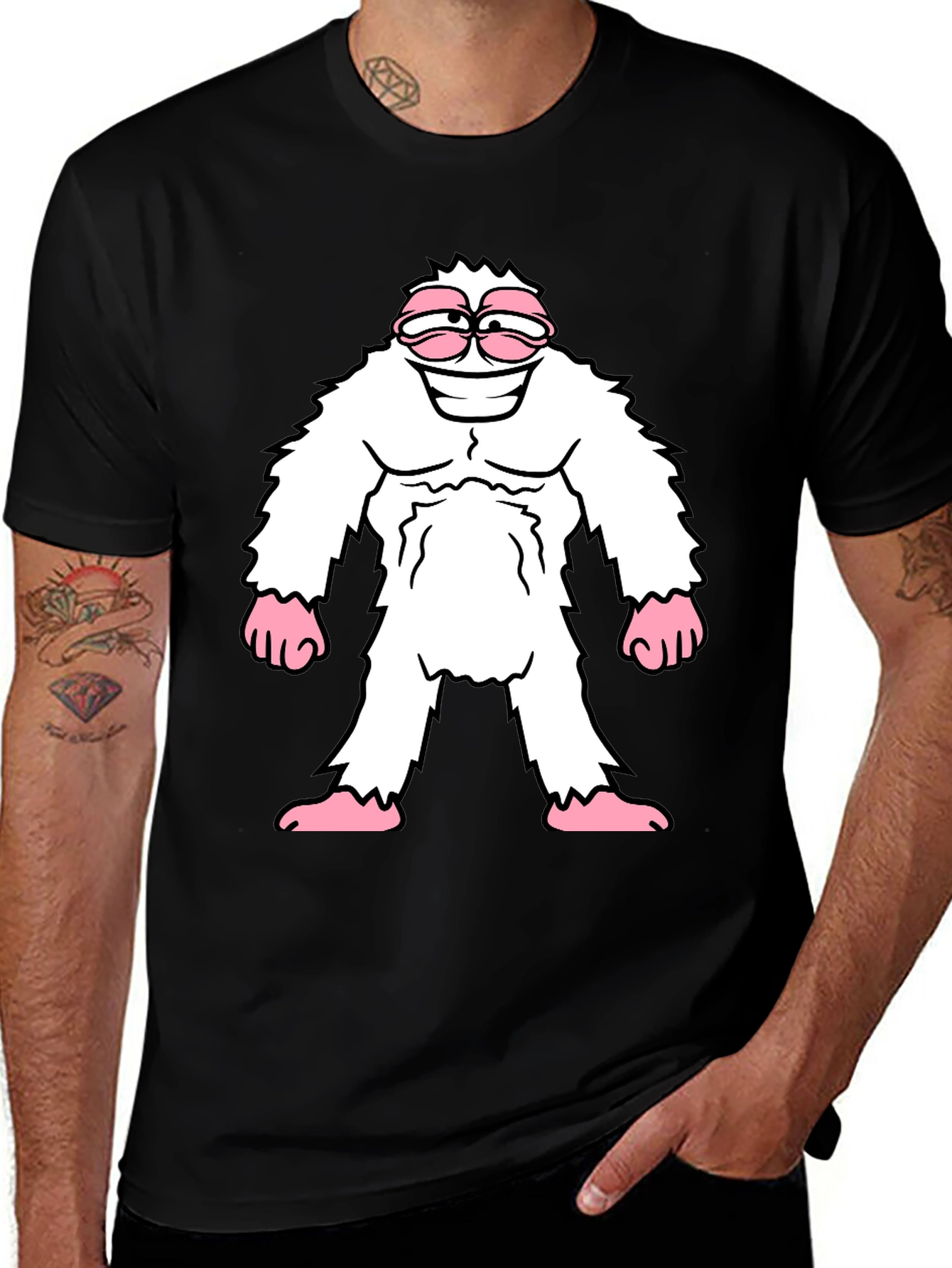 Variant 13 of Funny Bigfoot T-Shirt - Cryptid Graphic Tee