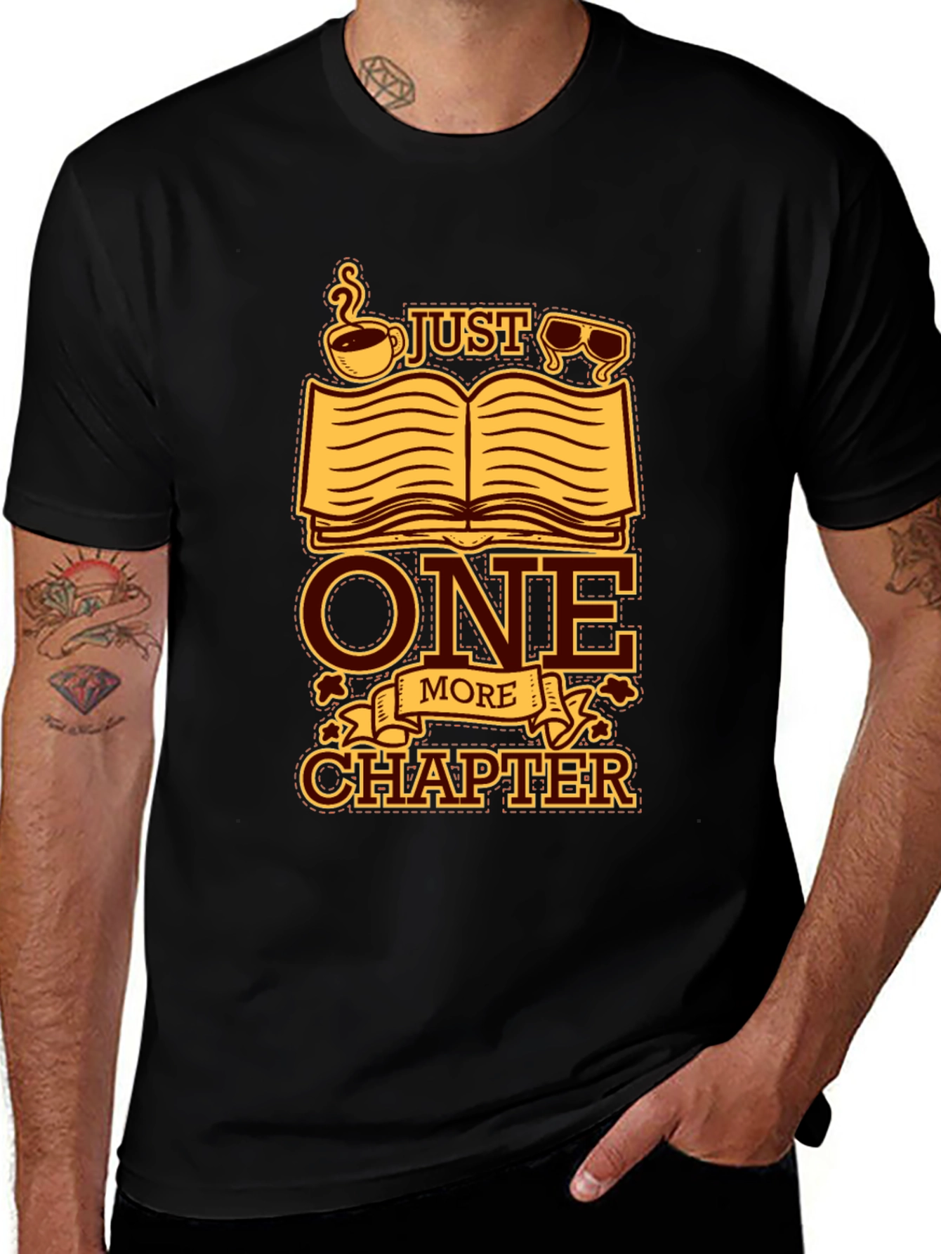 Variant 8 of Just One More Chapter T-Shirt - Book Lover Apparel