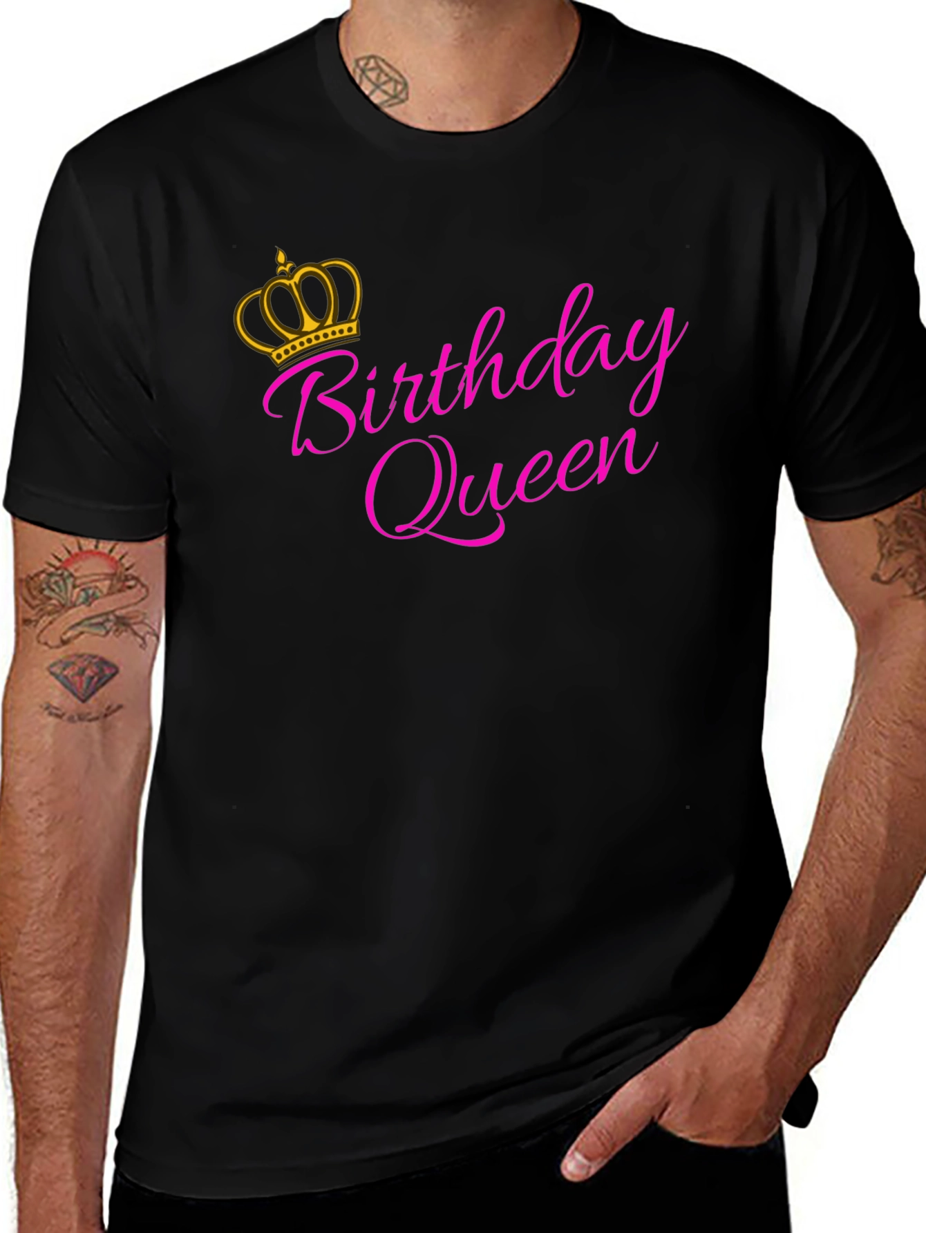 Variant 5 of Birthday Queen T-Shirt - Stylish Celebration Apparel