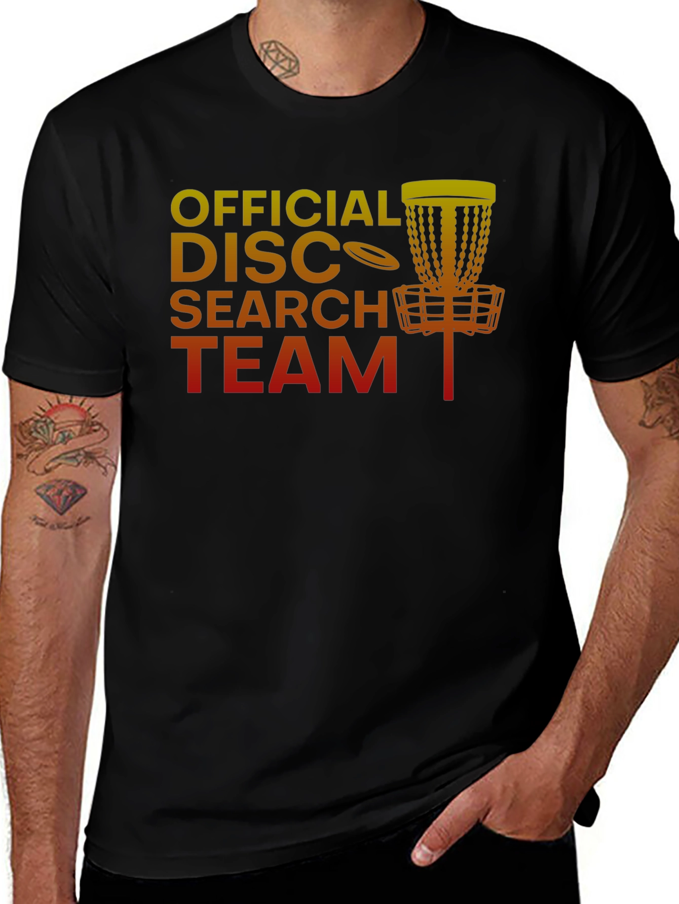 Variant 16 of Official Disc Golf Search Team T-Shirt