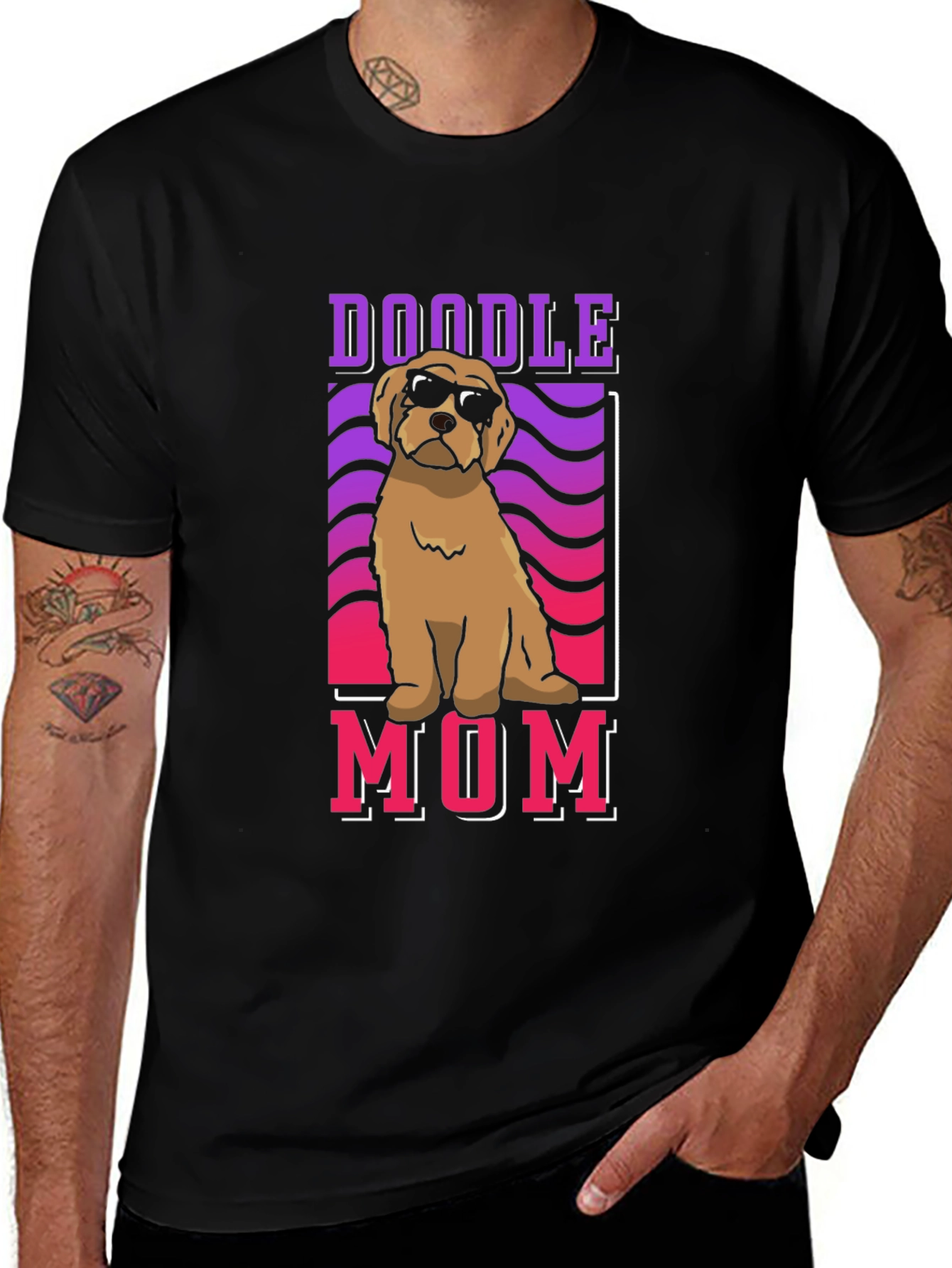 Variant 27 of Doodle Mom Graphic Tee - Dog Lover T-Shirt