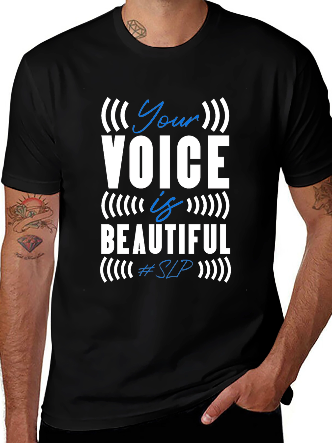 Black Your Voice is Beautiful T-Shirt main image