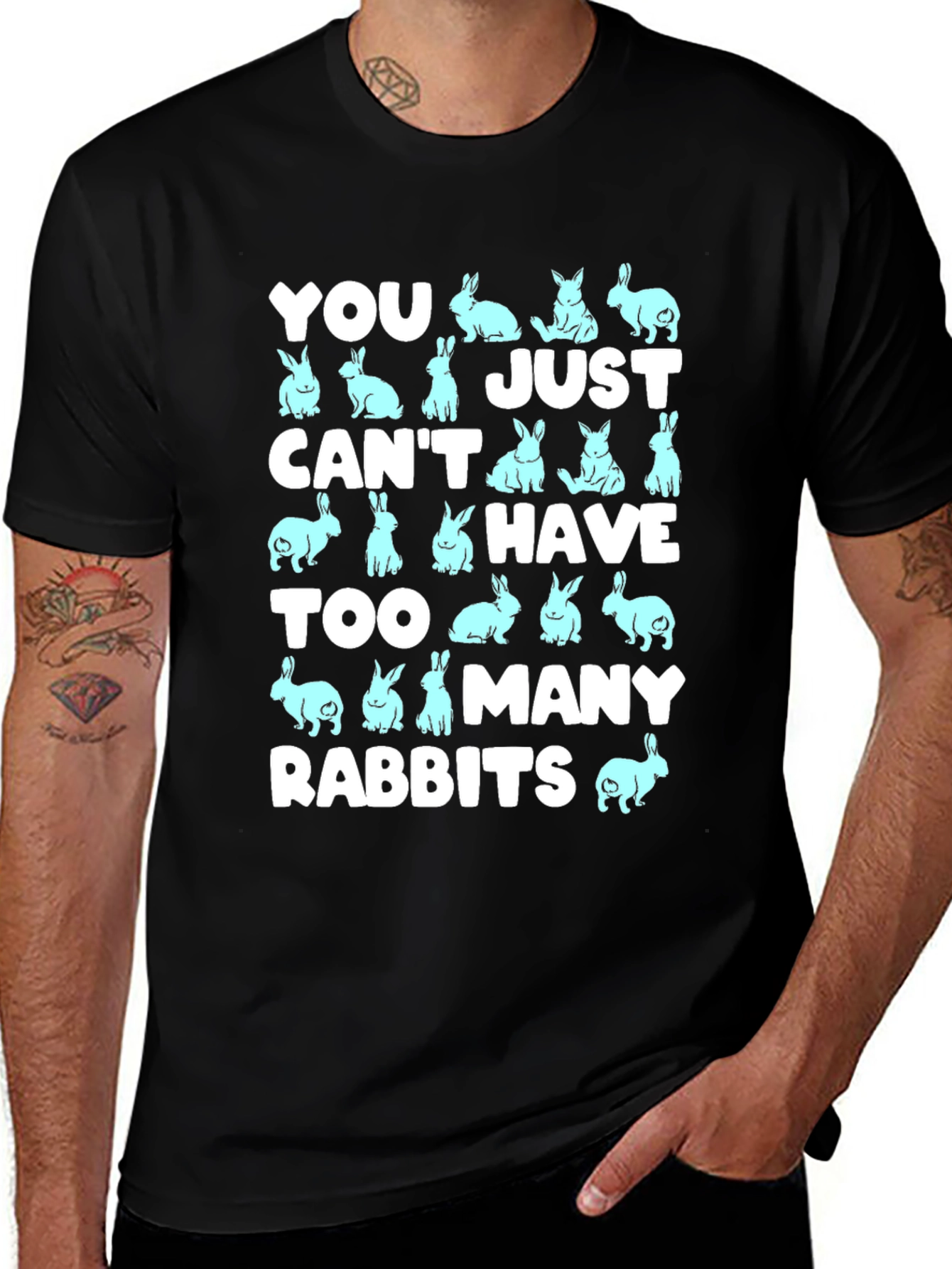 You Can't Have Too Many Rabbits Graphic Tee