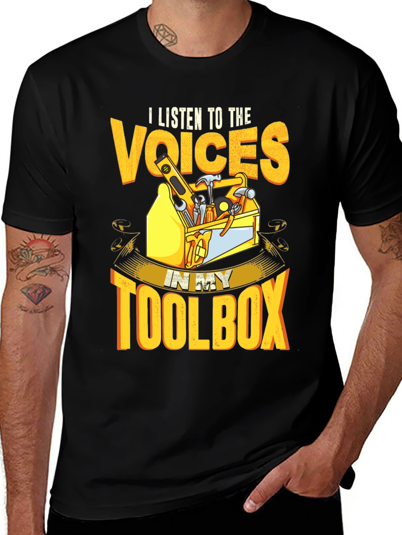 Variant 10 of Voices in My Toolbox Graphic T-Shirt