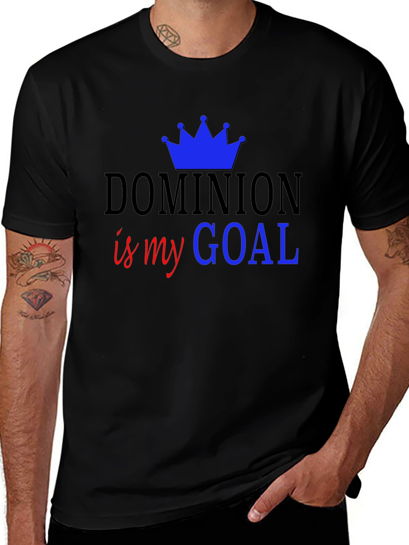 Variant 11 of Dominion is my Goal - Black T-Shirt