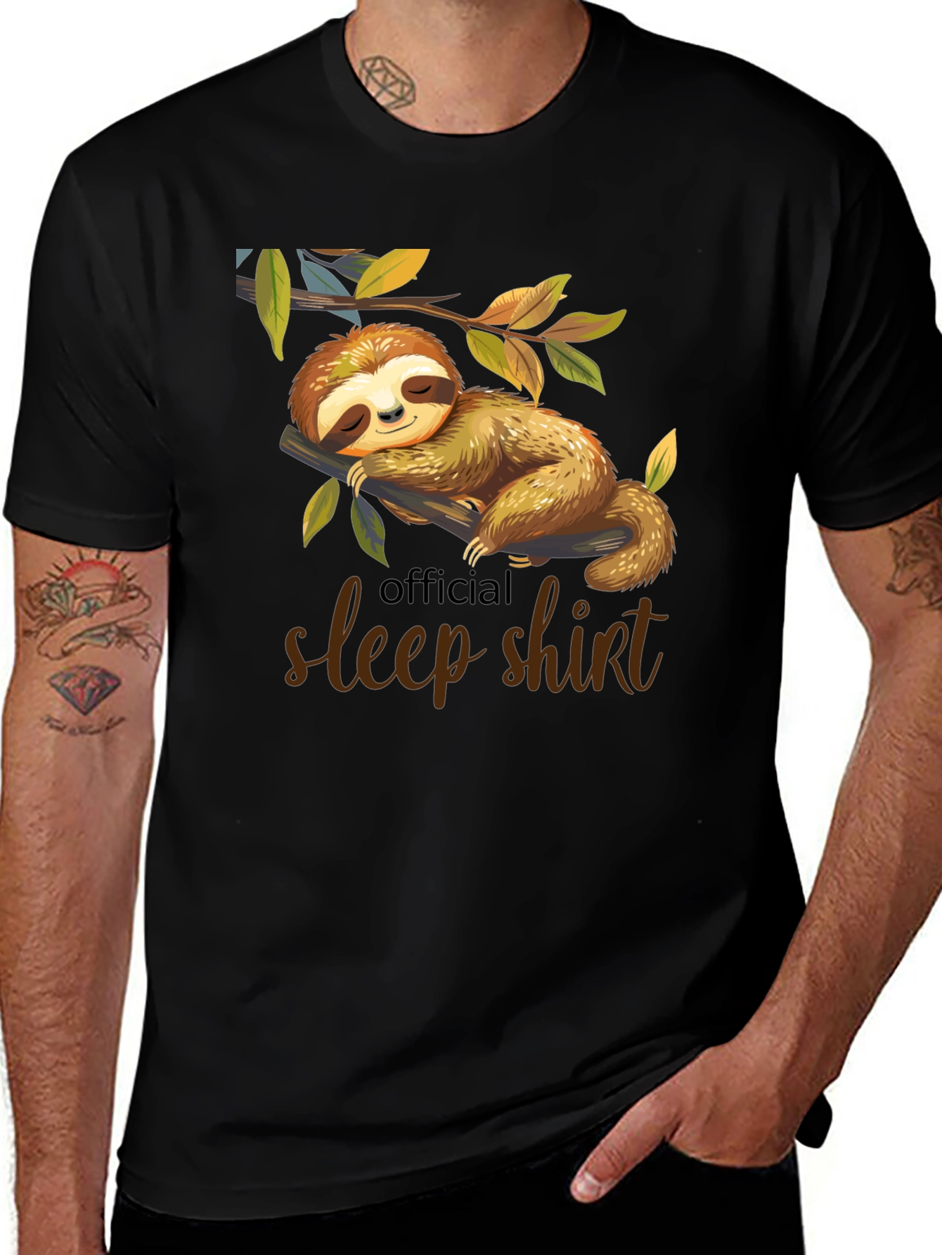 Variant 12 of Official Sleep Shirt - Sloth T-Shirt