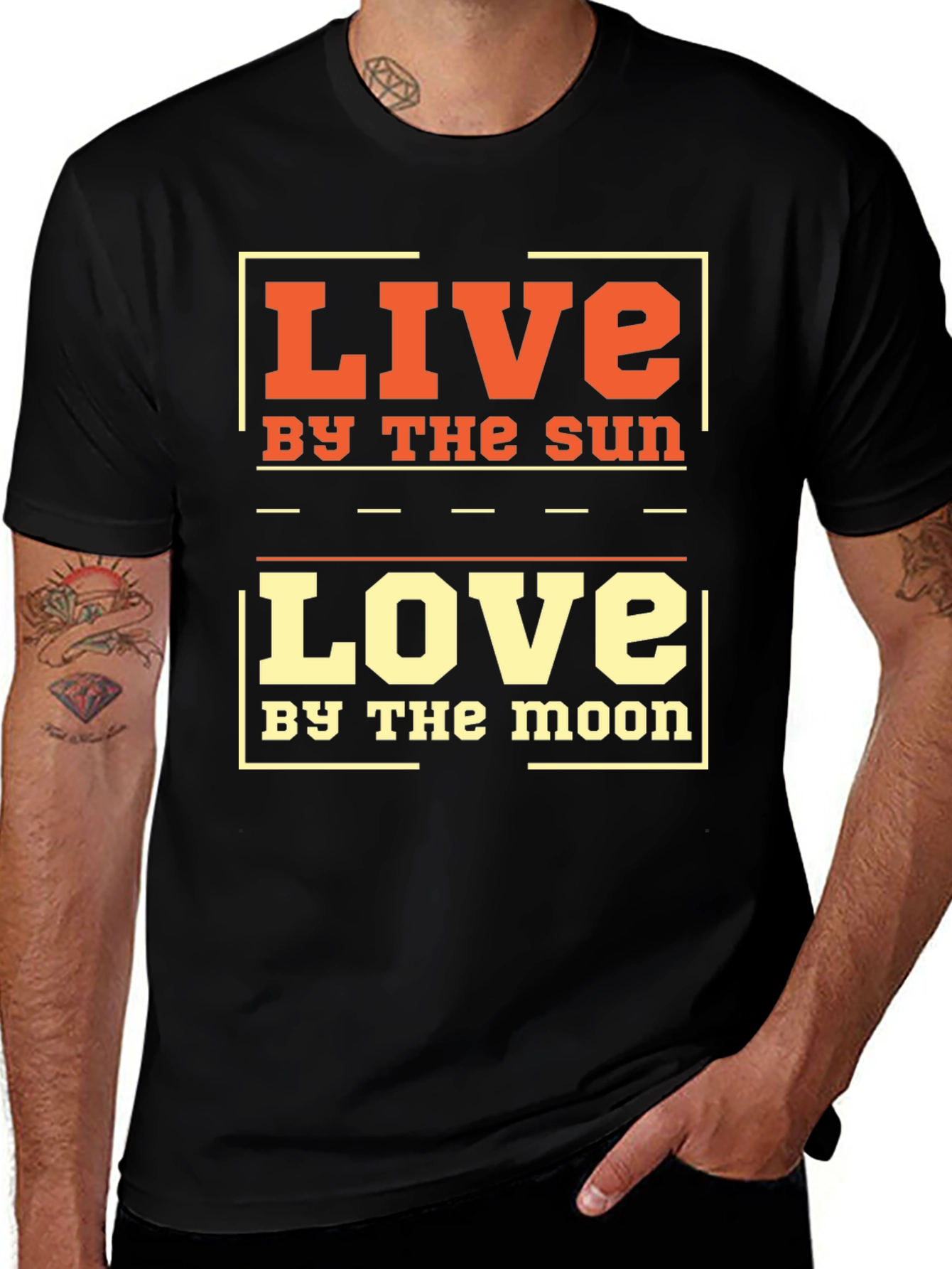 Variant 26 of Live by the Sun, Love by the Moon Graphic Tee