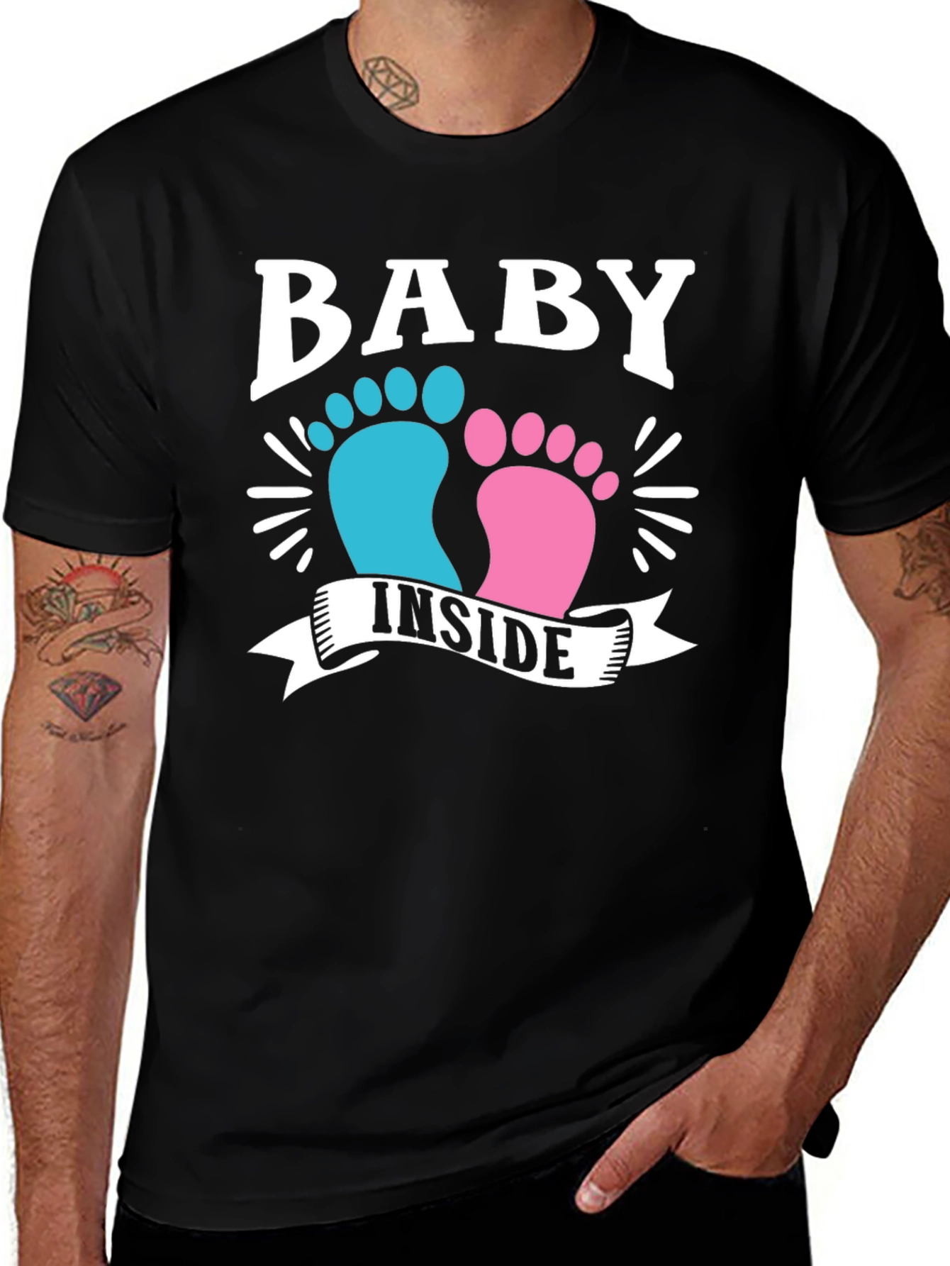 Variant 20 of Baby Inside Gender Reveal T-Shirt
