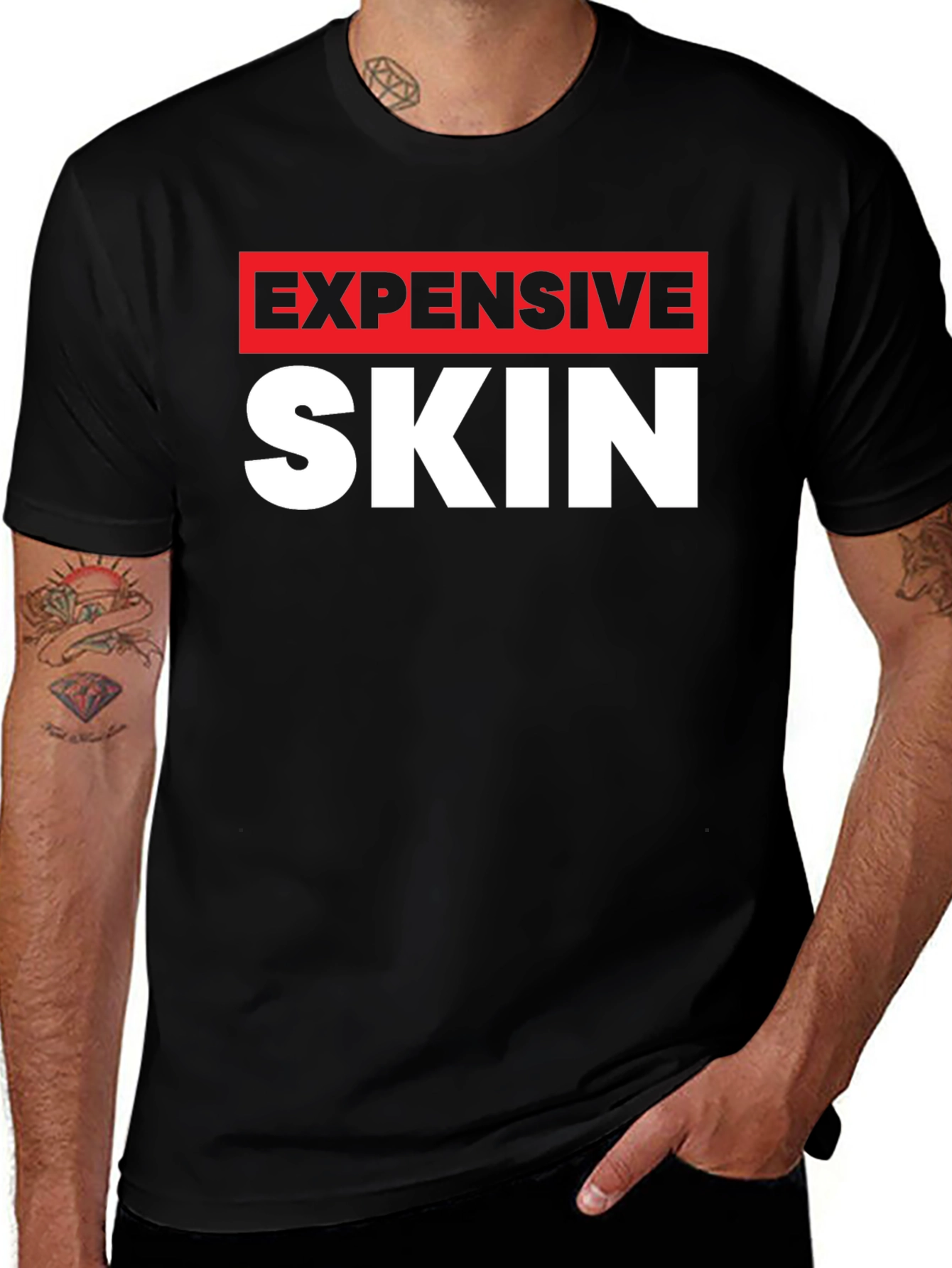 Variant 19 of Expensive Skin Graphic T-Shirt - Bold Statement Tee