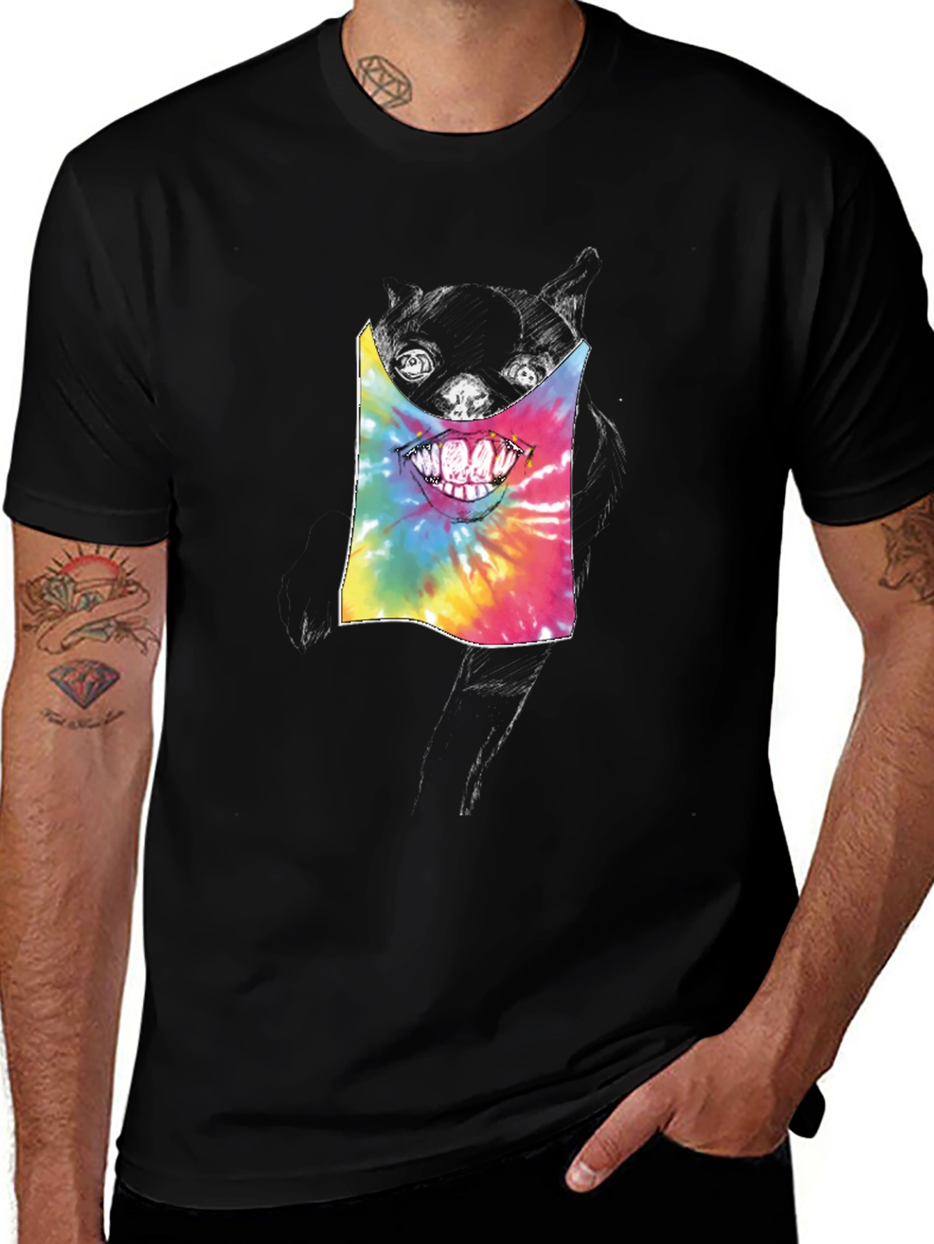 Variant 8 of Tie-Dye Chihuahua Graphic Tee