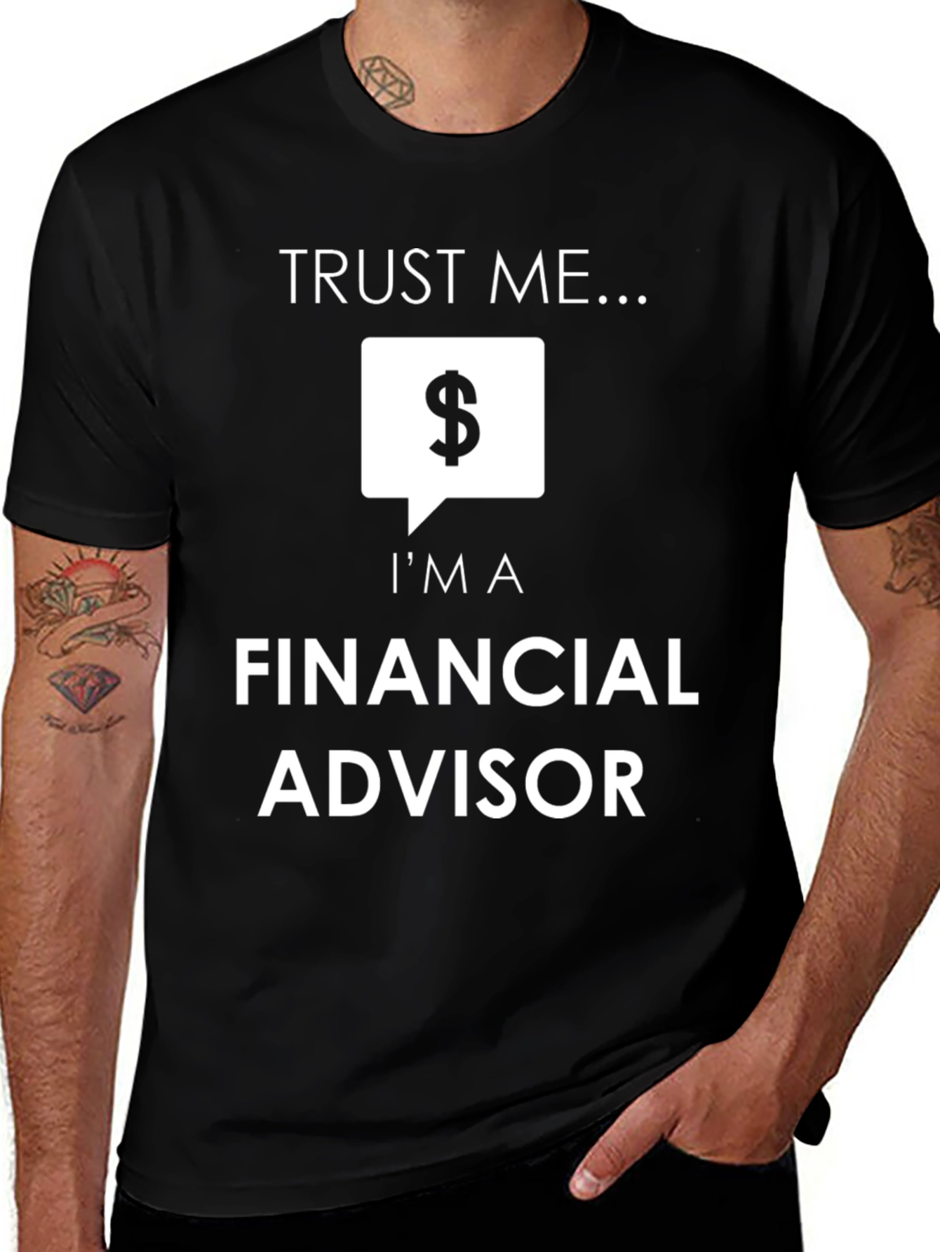 Variant 20 of Trust Me I'm A Financial Advisor T-Shirt