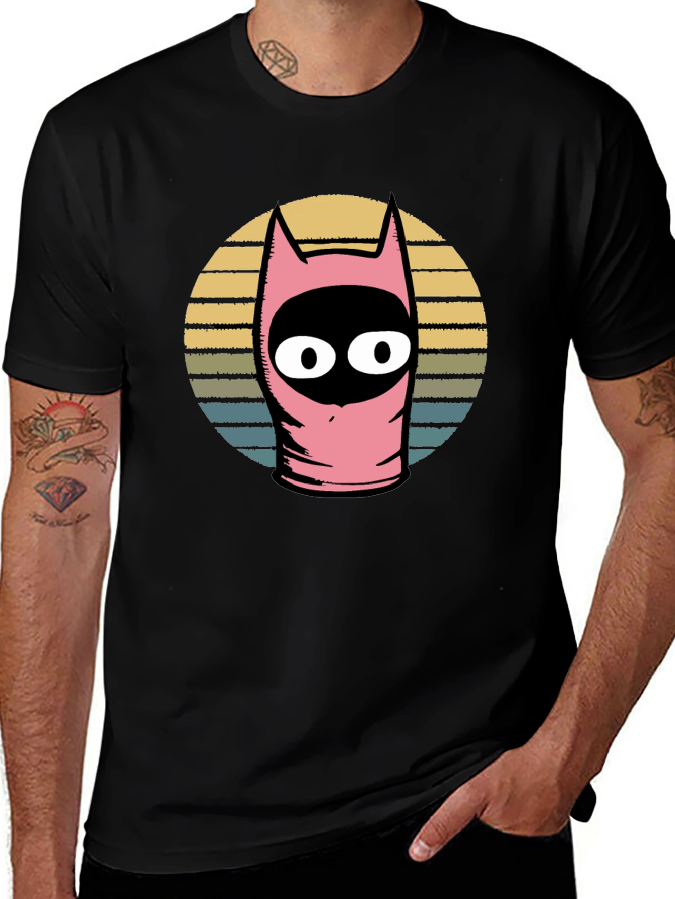 Variant 17 of Pink Funny Character Graphic T-Shirt