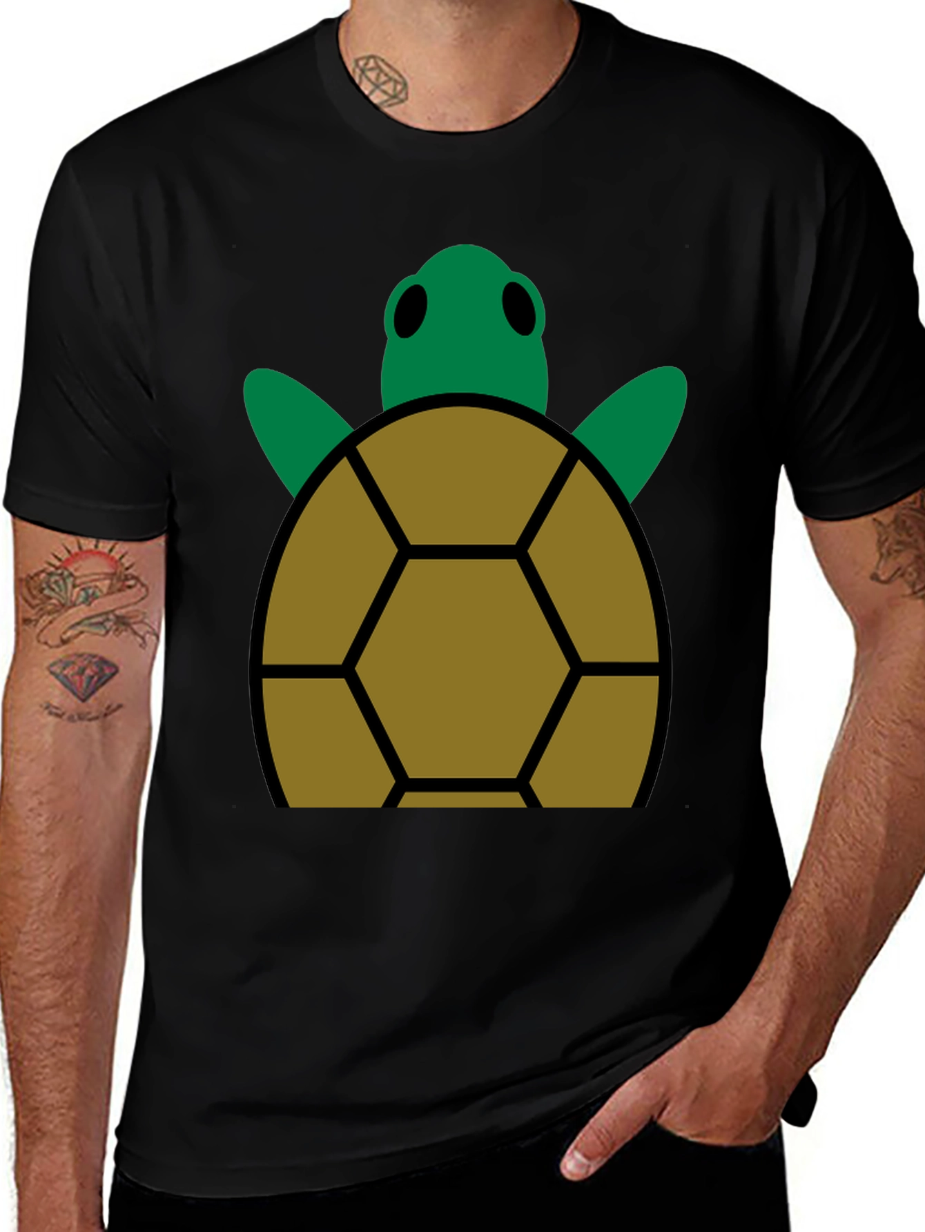Variant 15 of Turtle Graphic Tee - Unisex Cotton T-Shirt