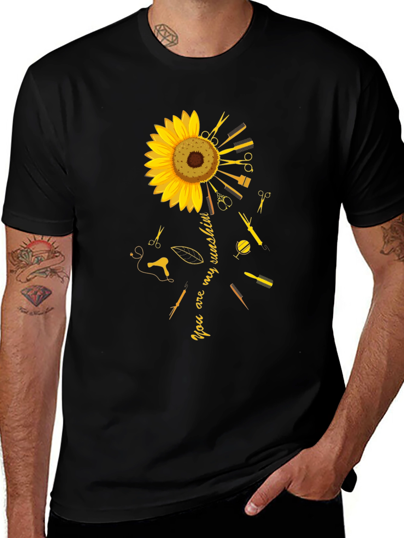 Sunflower Hair Stylist T-Shirt