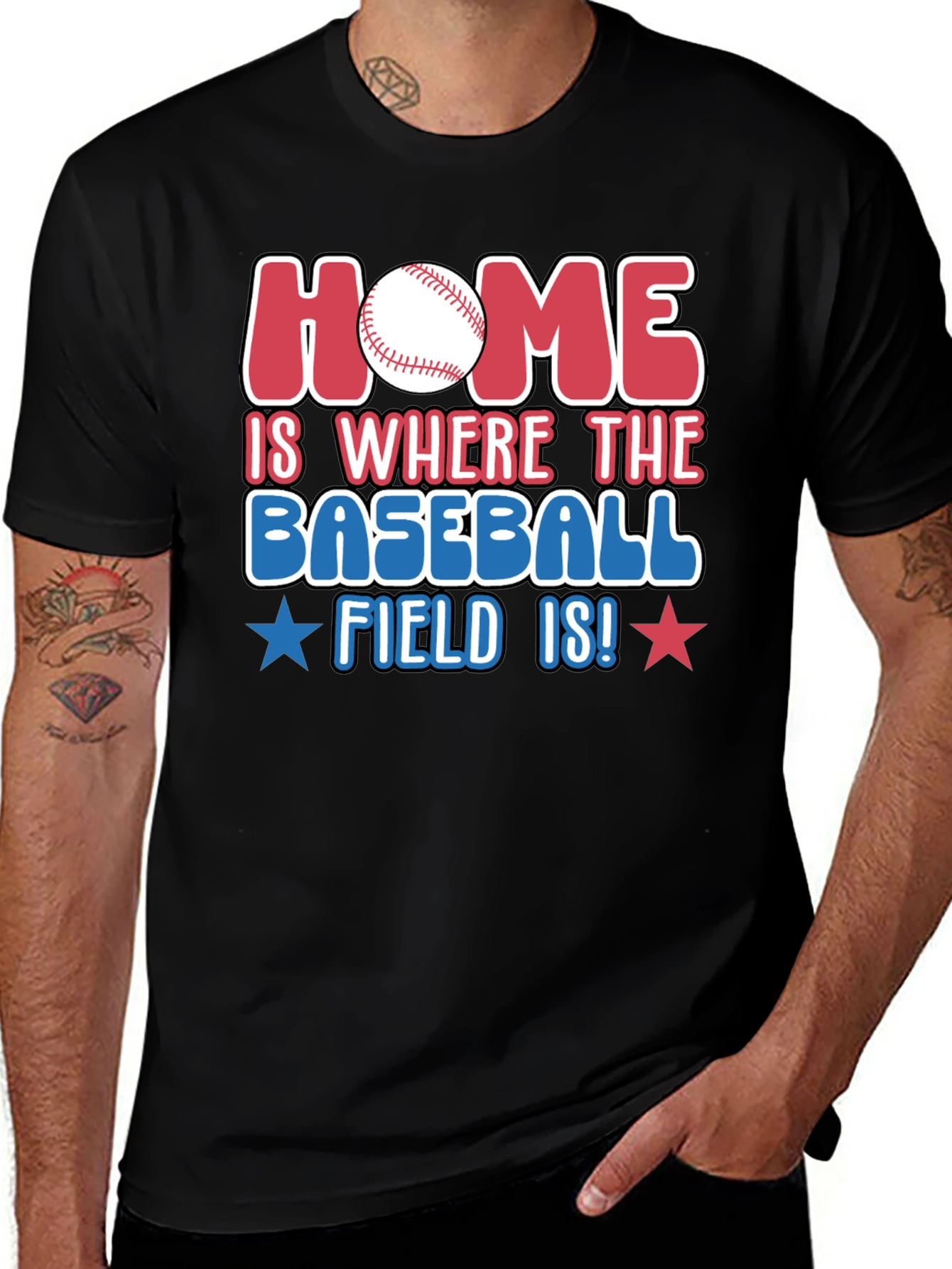 Variant 26 of Baseball Home Field T-Shirt